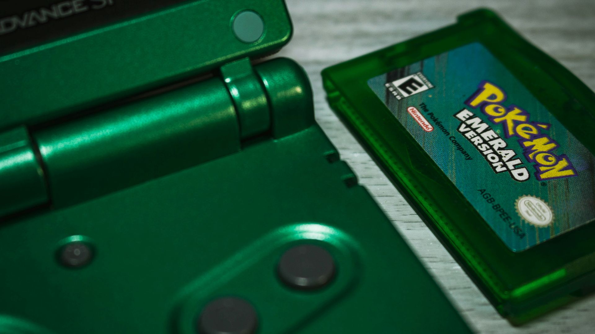 a close up of a game controller