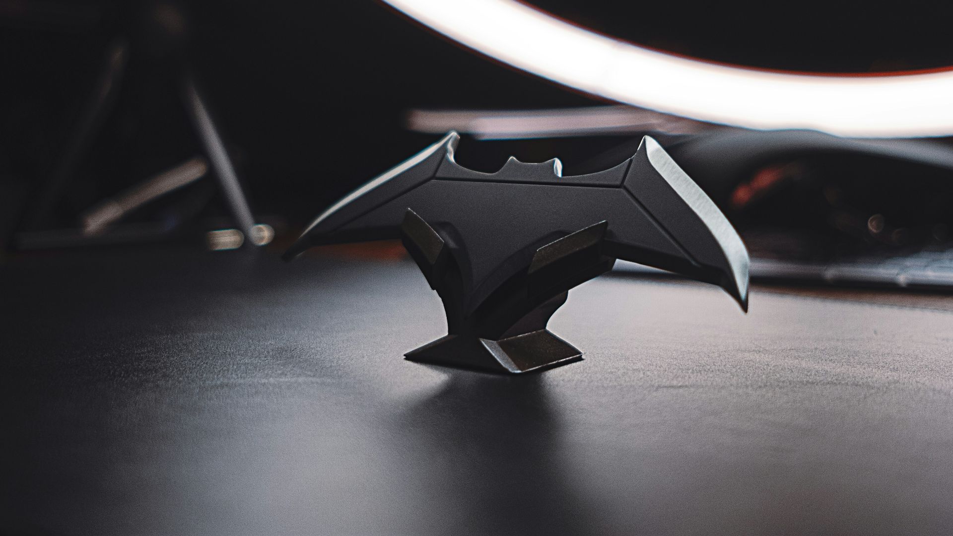 black and silver star ornament