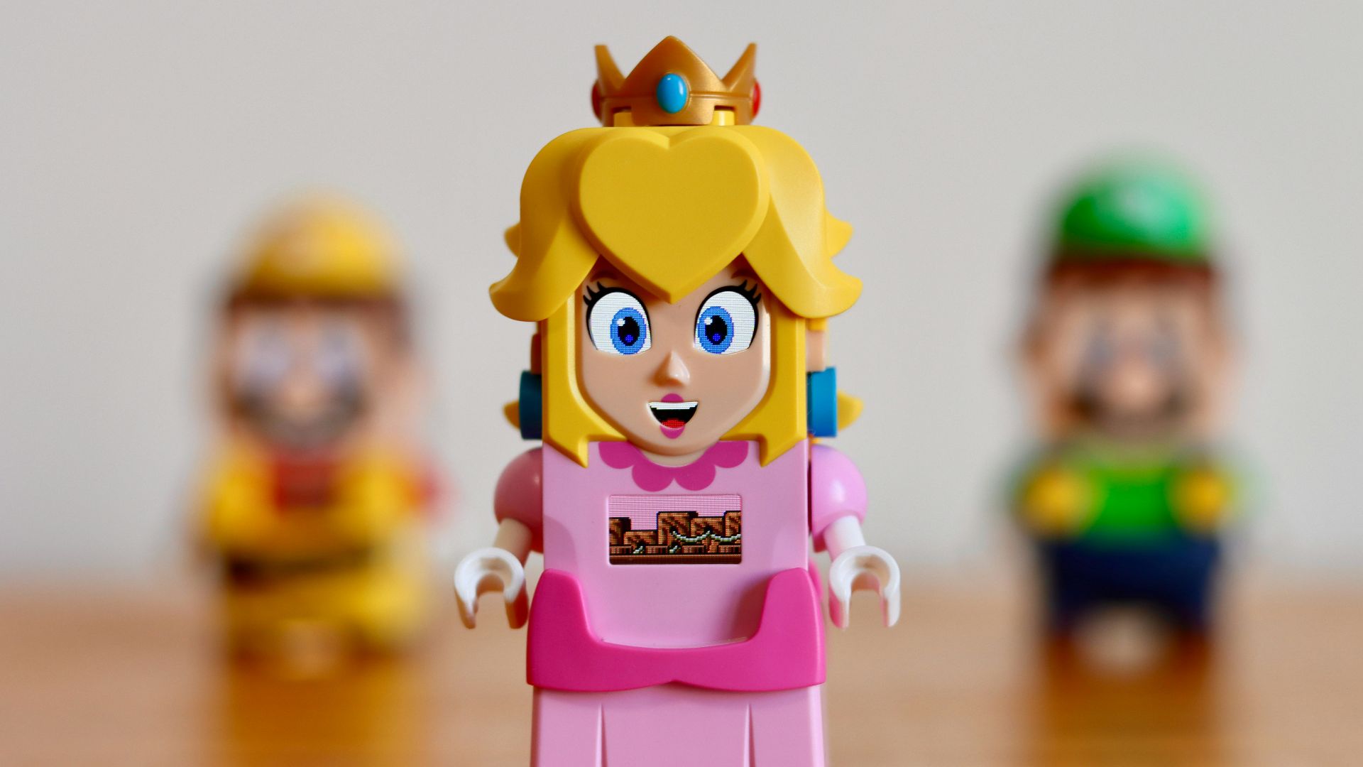 a lego figure of a woman with a crown on her head