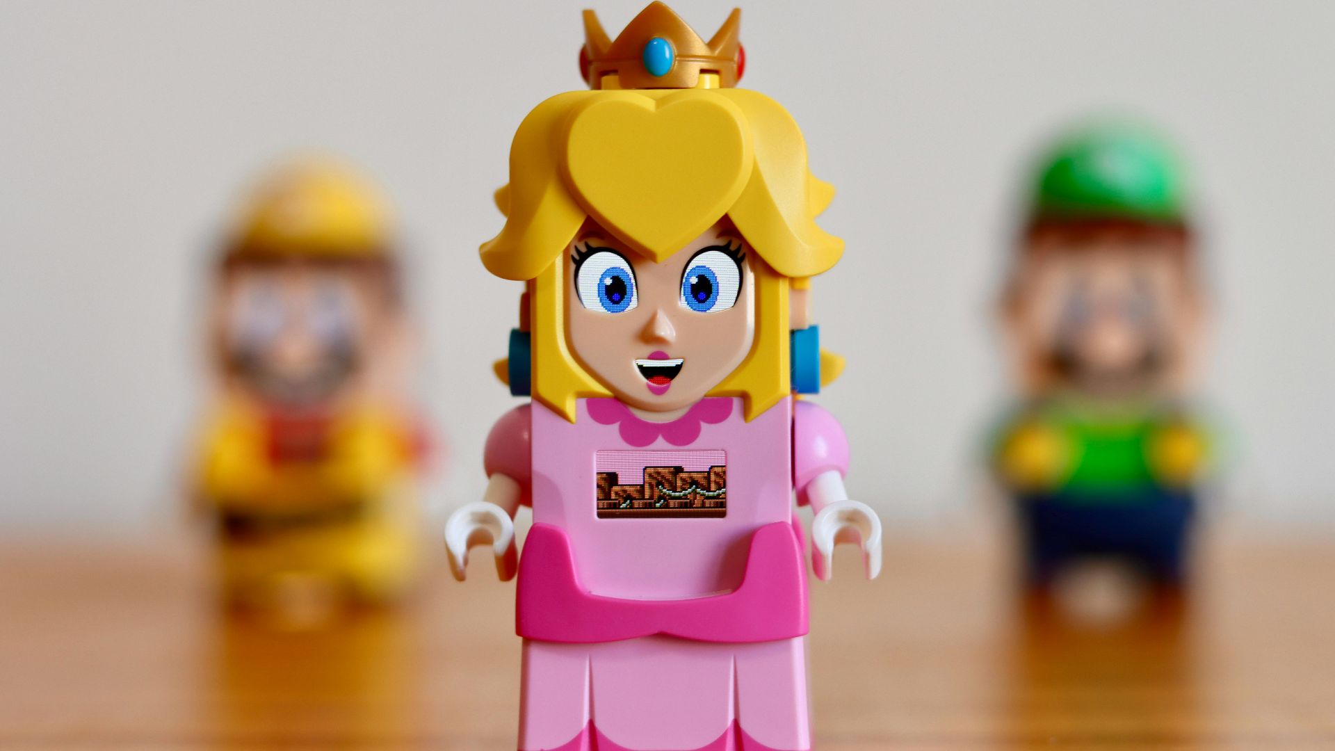 a lego figure of a woman with a crown on her head