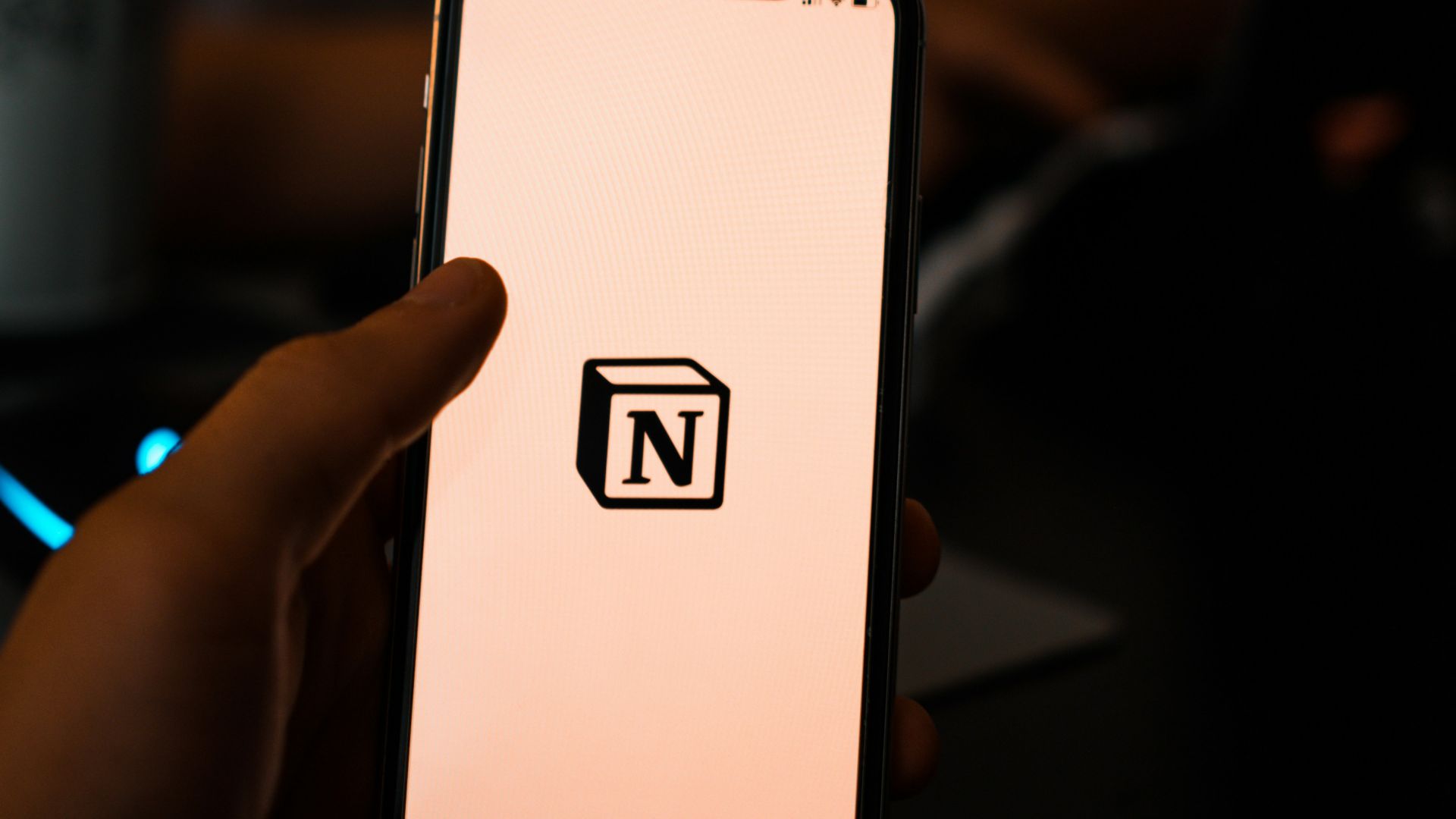 a person holding a cell phone