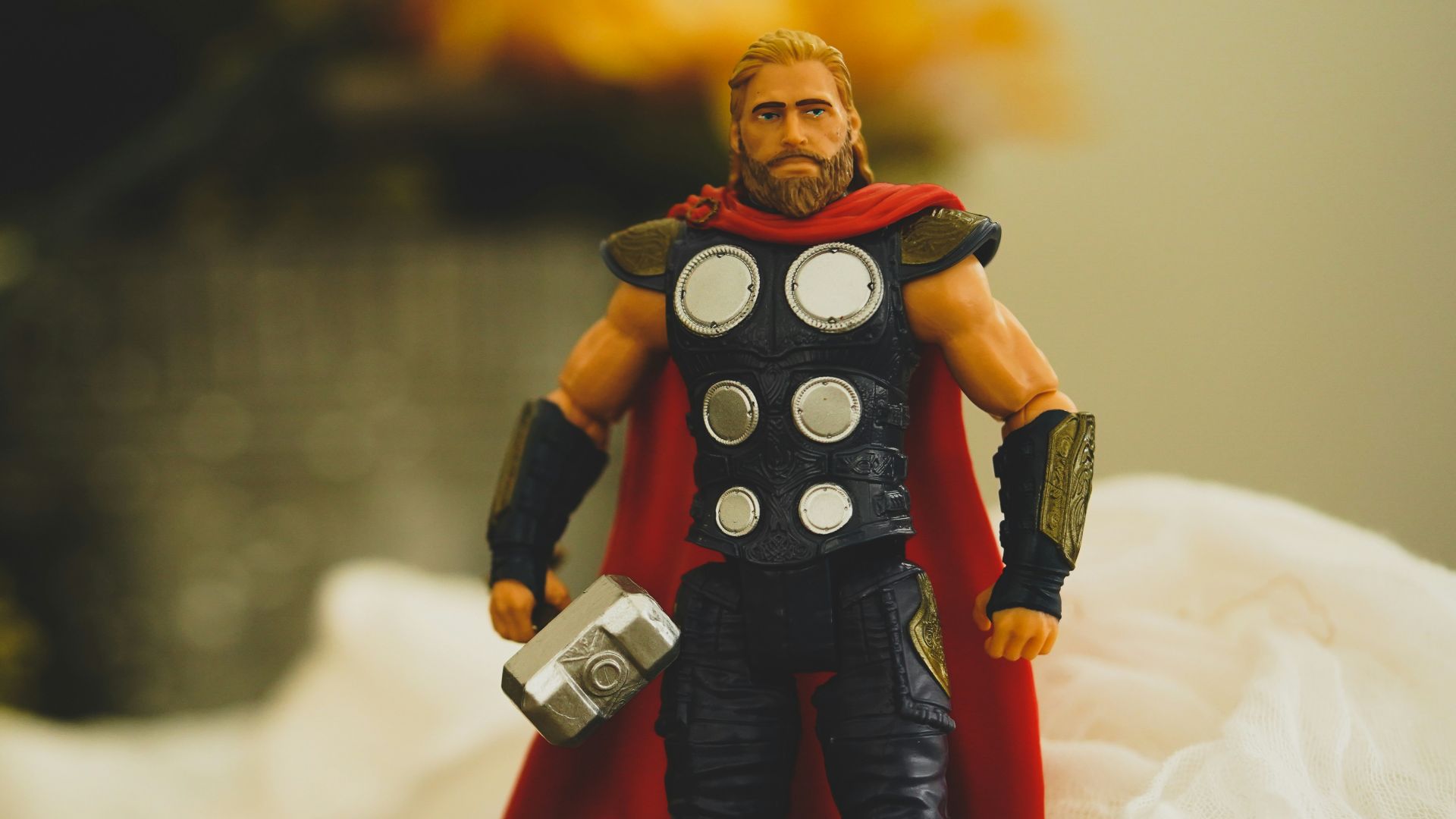 lego minifig on brown wooden table