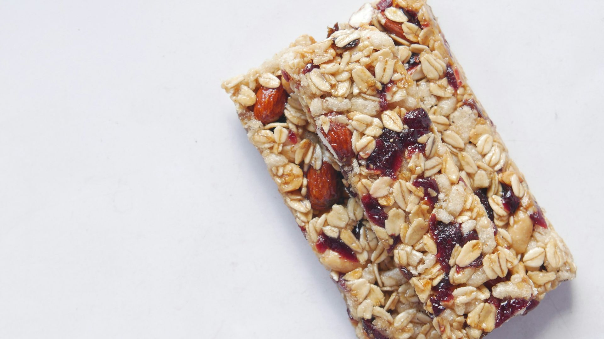a bar of granola sitting on top of a table