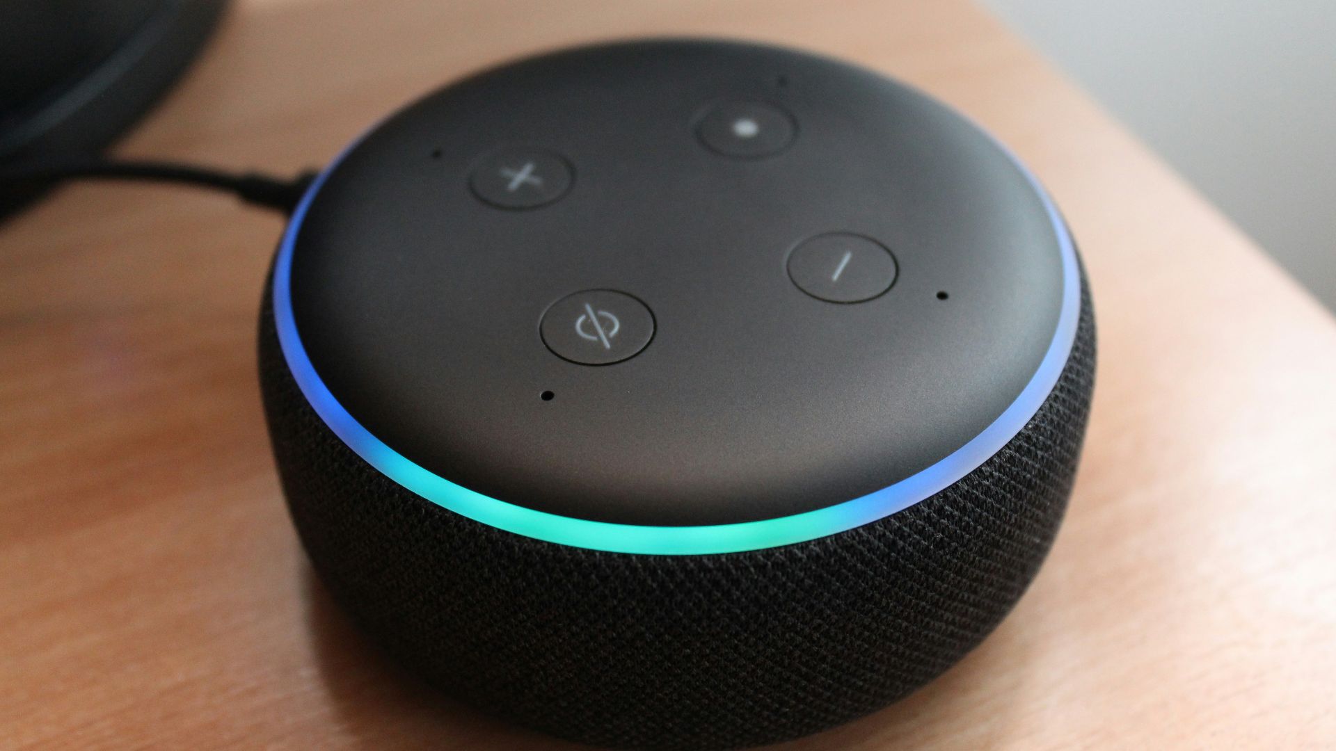 3rd gen. black Amazon echo dot speaker