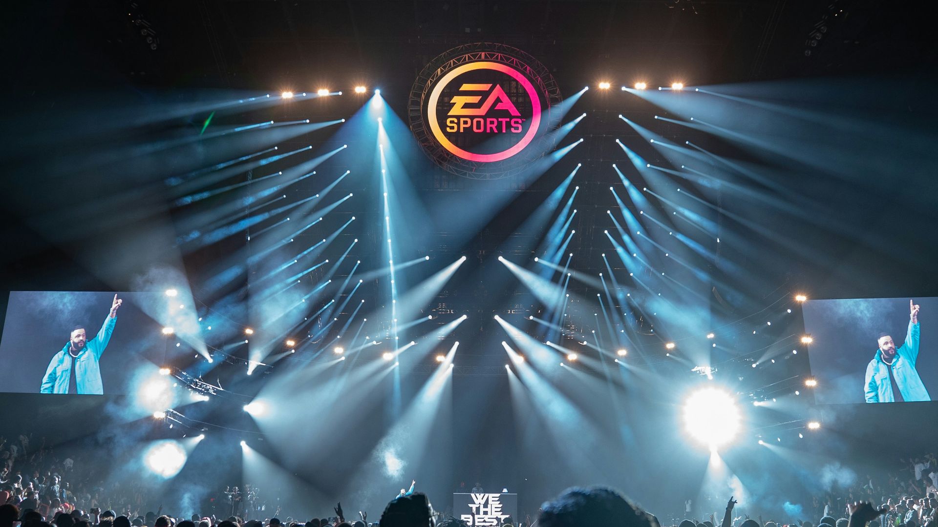 people watching concert during night time