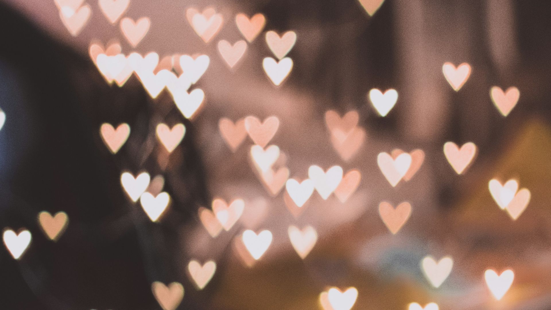 pink heart lights decors