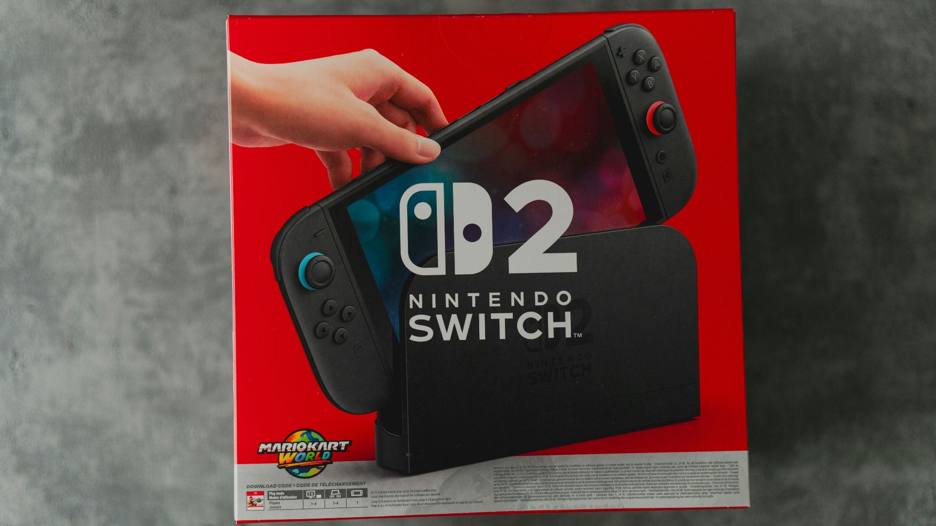 A person is holding a nintendo switch.