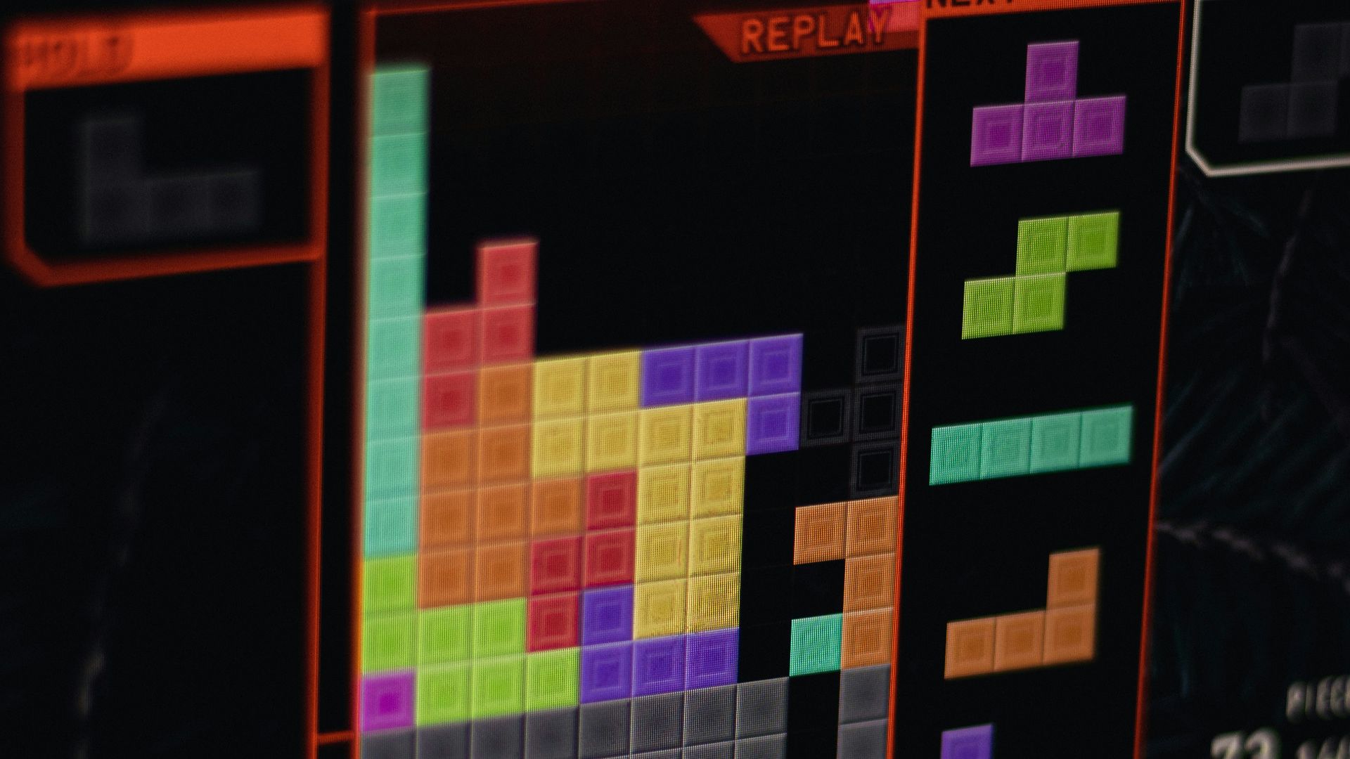 a close up of a computer screen with a game on it