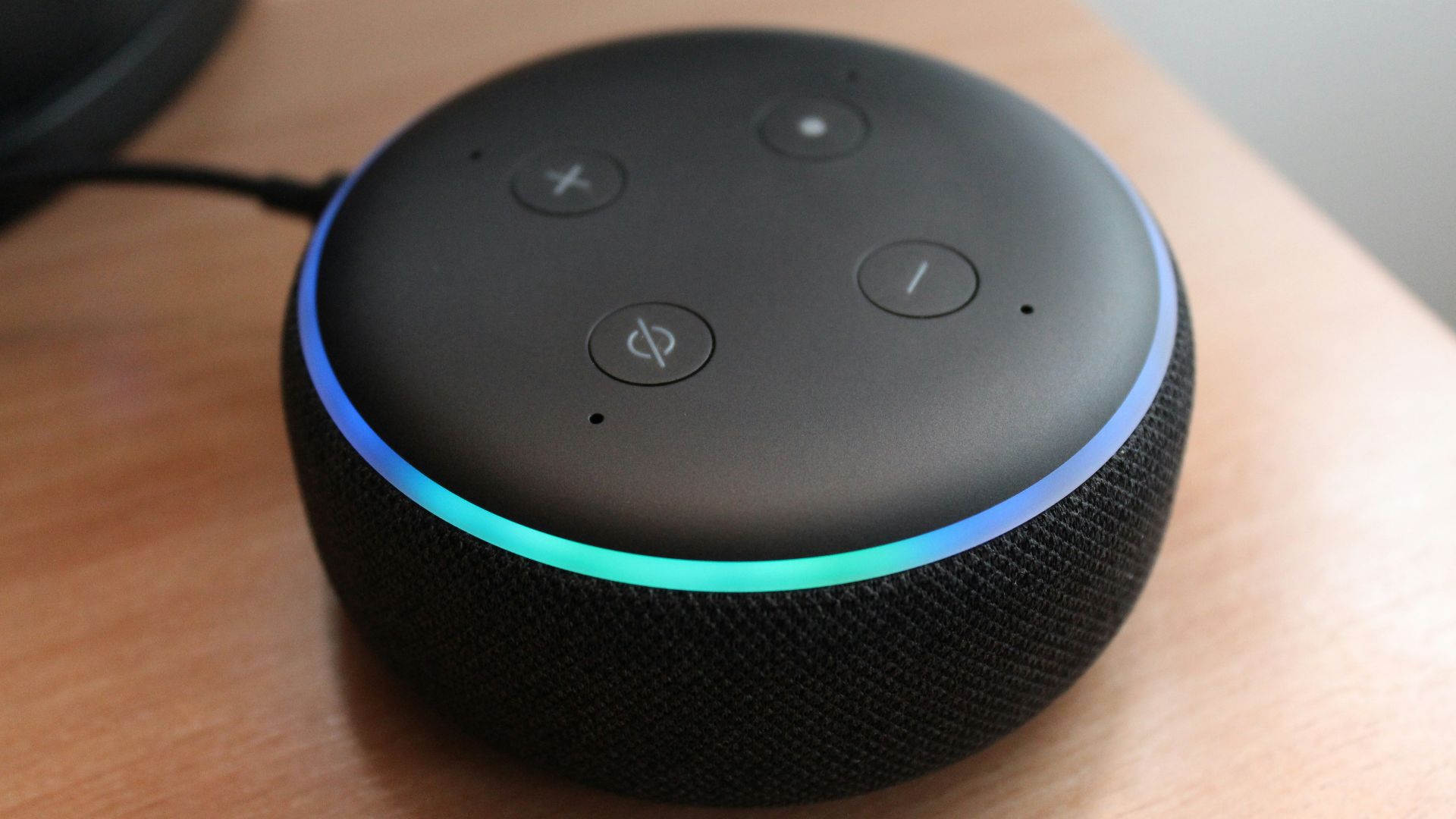 3rd gen. black Amazon echo dot speaker