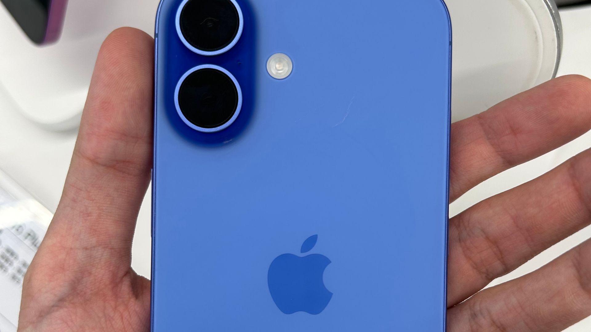File:Back view of iPhone 16 Ultramarine.jpg