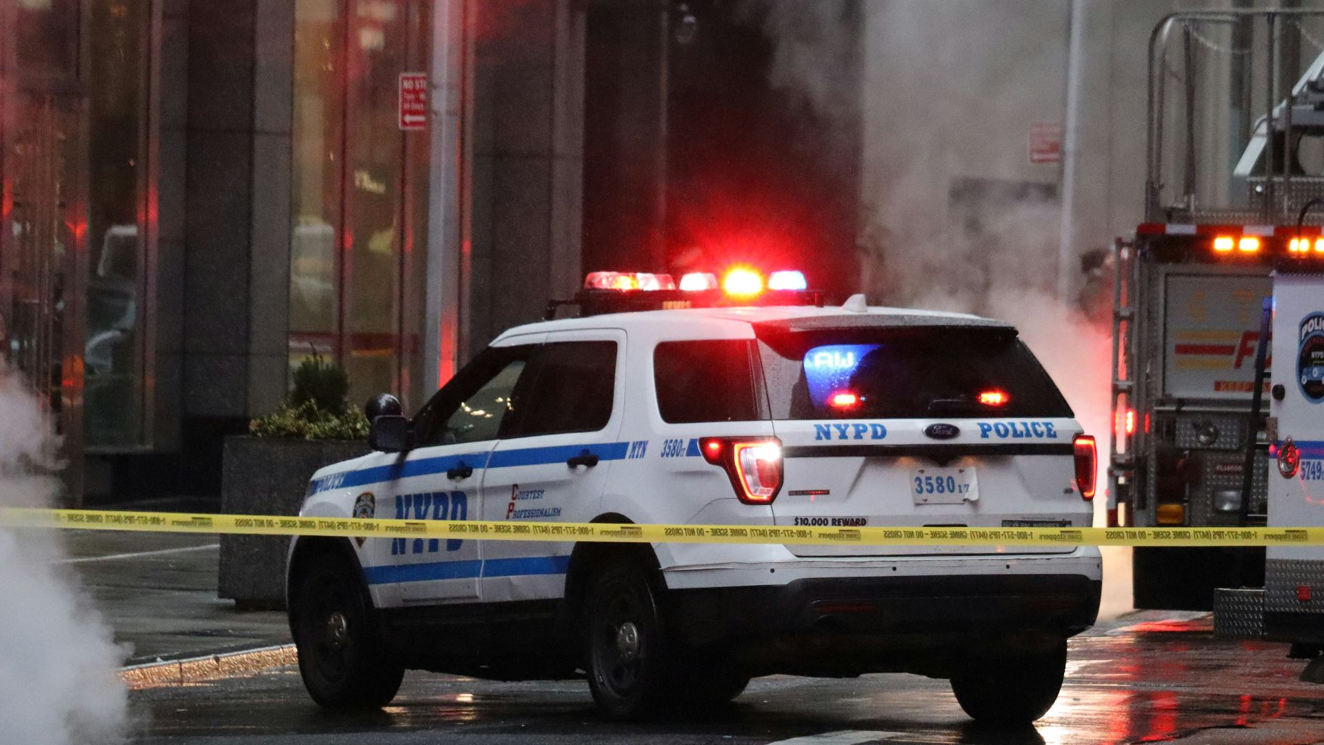 white and blue ford f 150