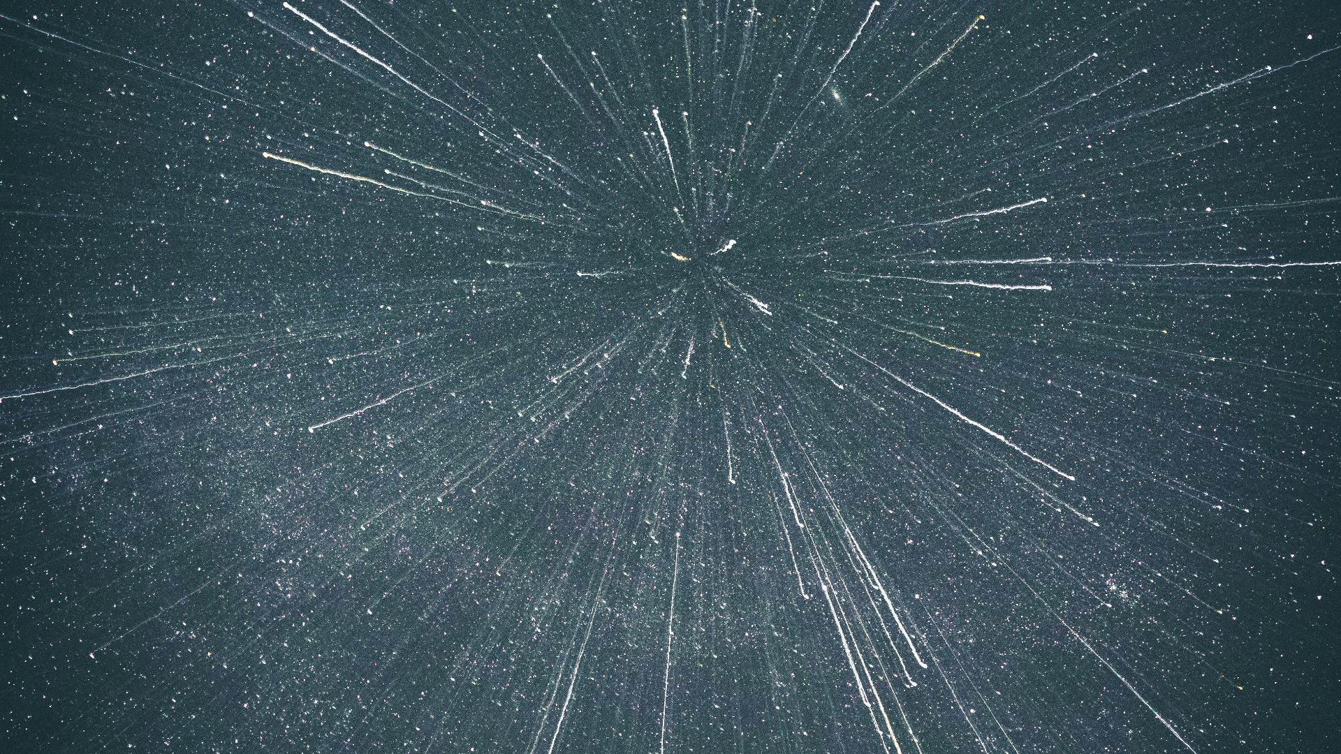 timelapse photography of warped lines