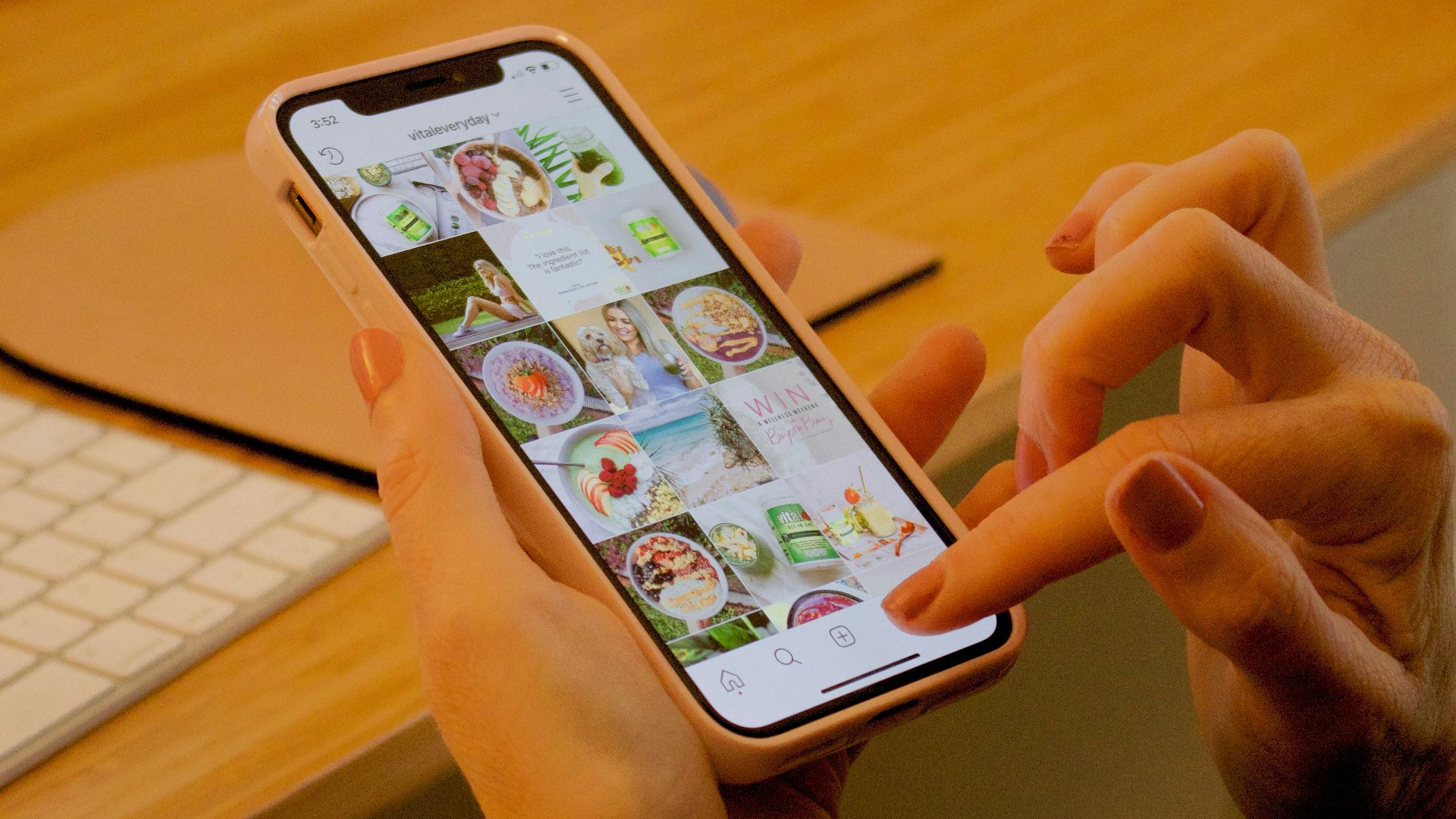 white Android smartphone