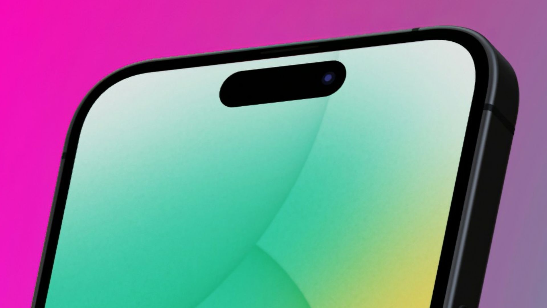 a cell phone with a colorful background