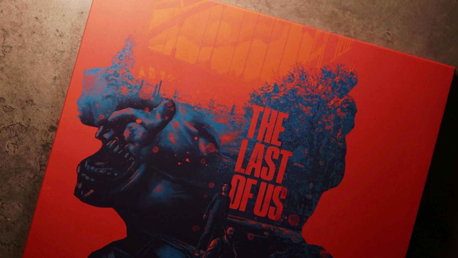 The last of us vinyl album cover.