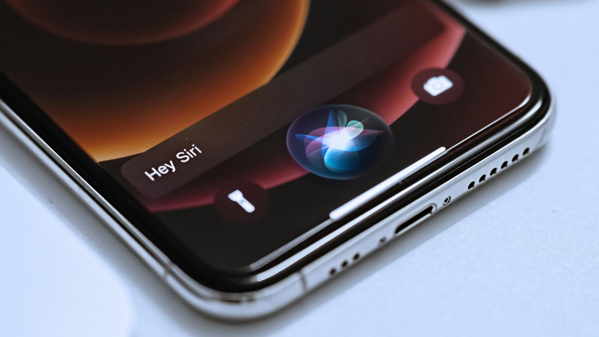 black android smartphone on white table