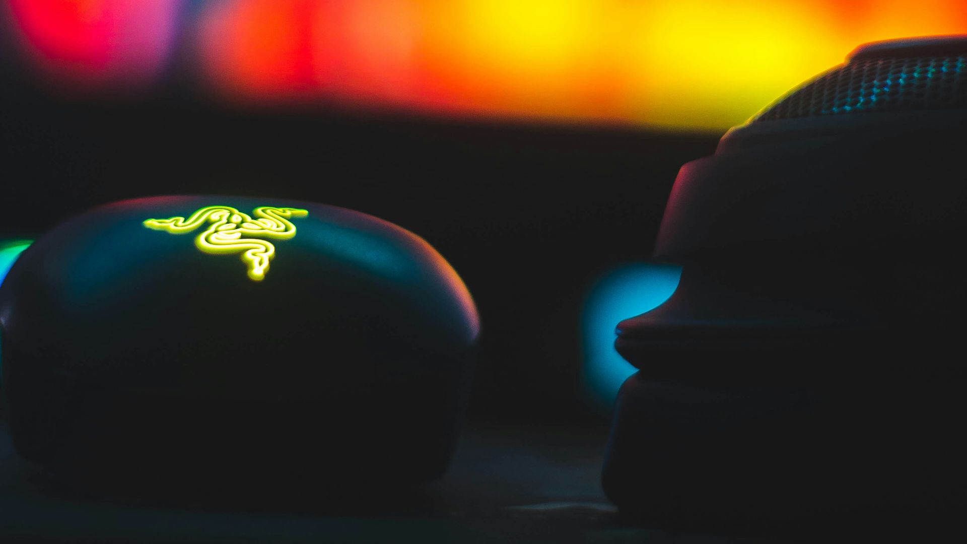 a close up of a computer mouse and a keyboard