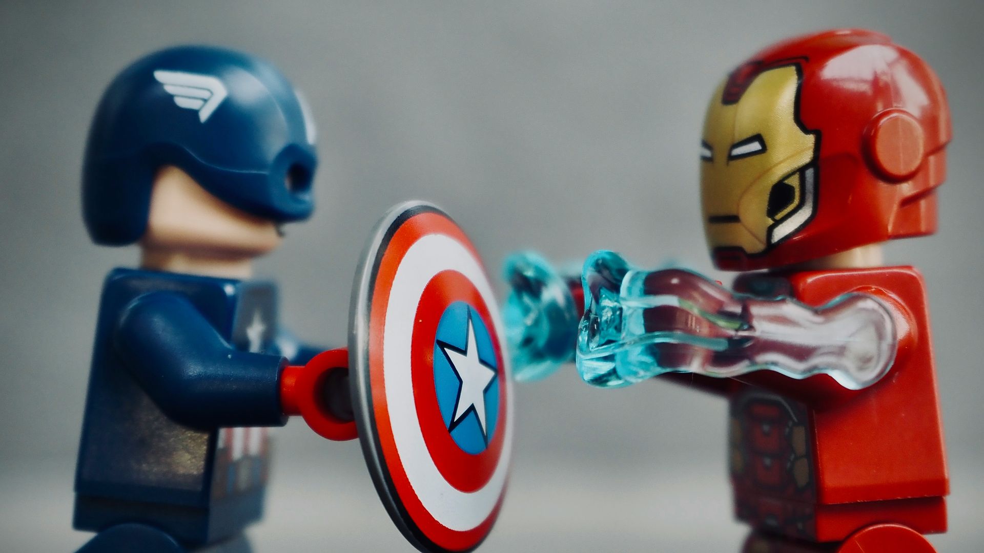 red and blue robot toy