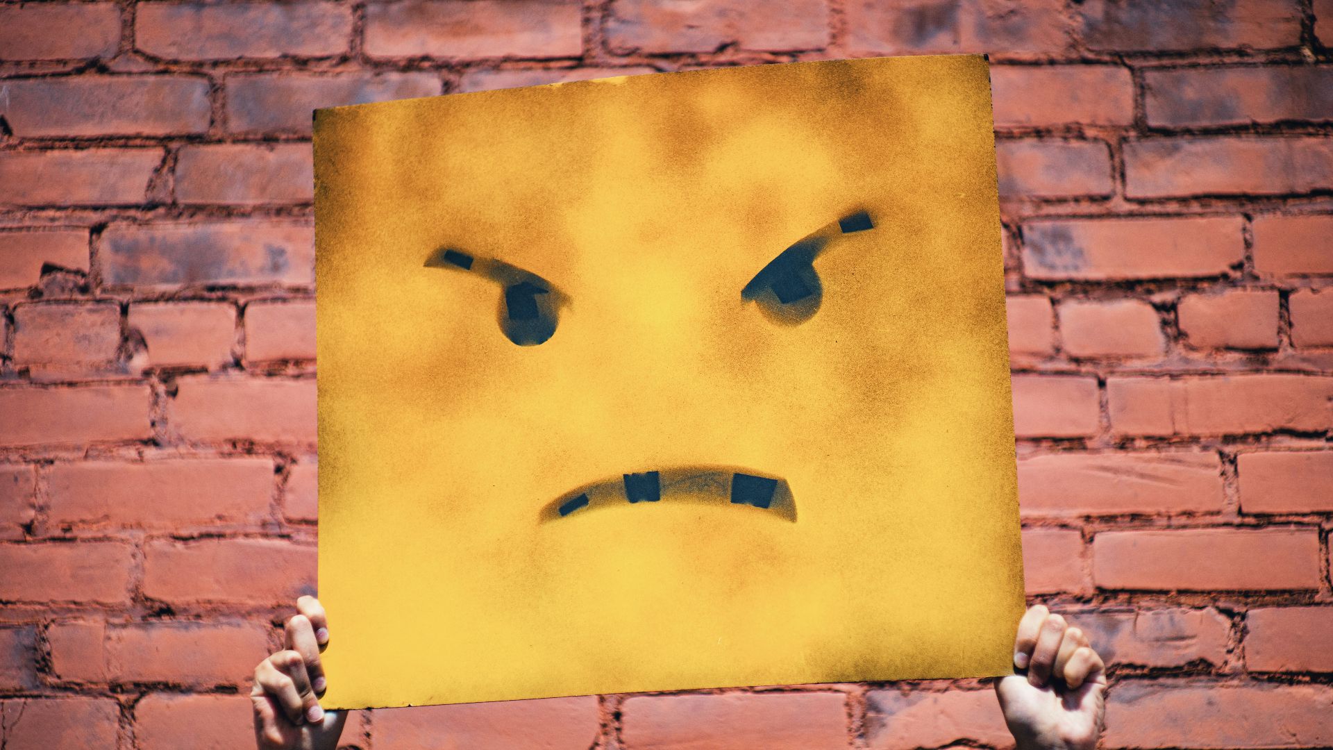 angry face illustration