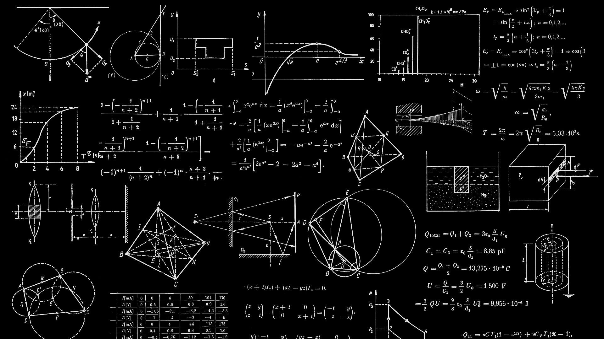 a blackboard with a bunch of diagrams on it