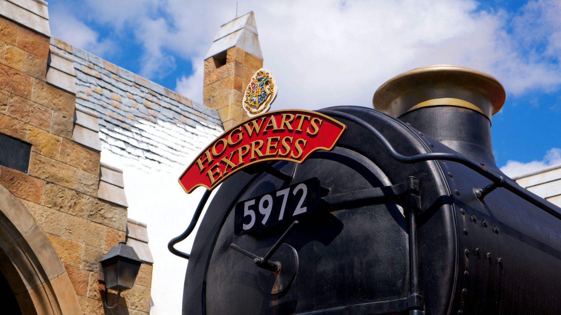 a close up of a train on a train track