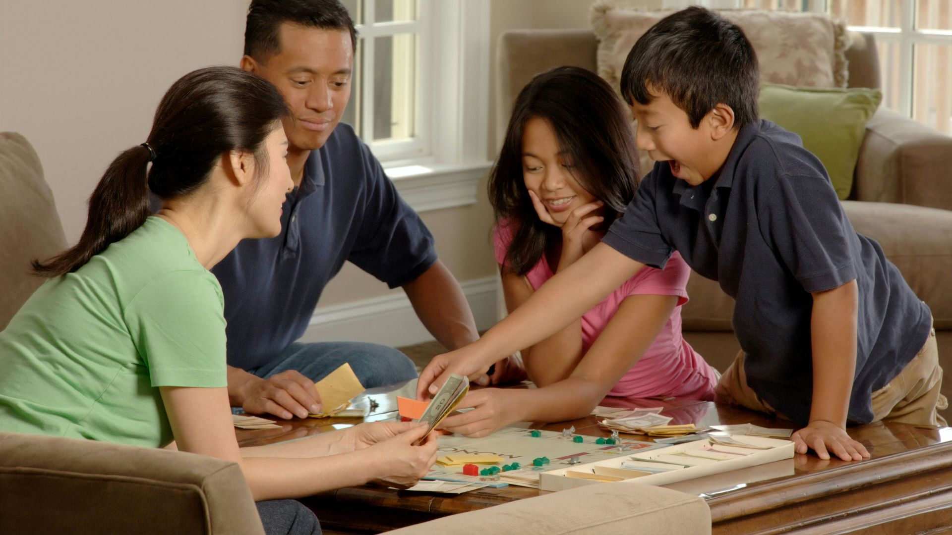 group of people beside coffee table