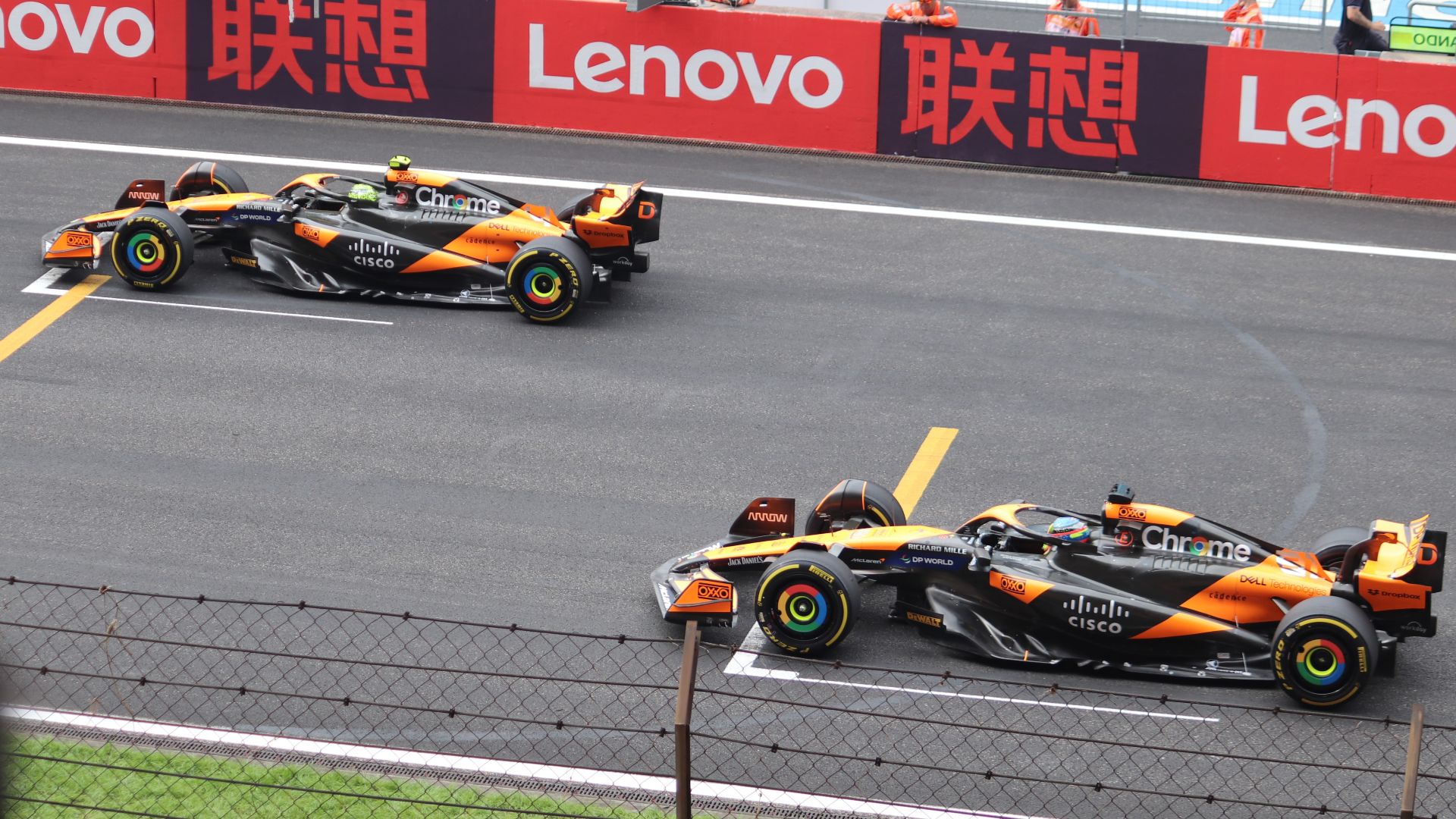 File:Norris & Piastri on the grid - Chinese GP 2024.jpg