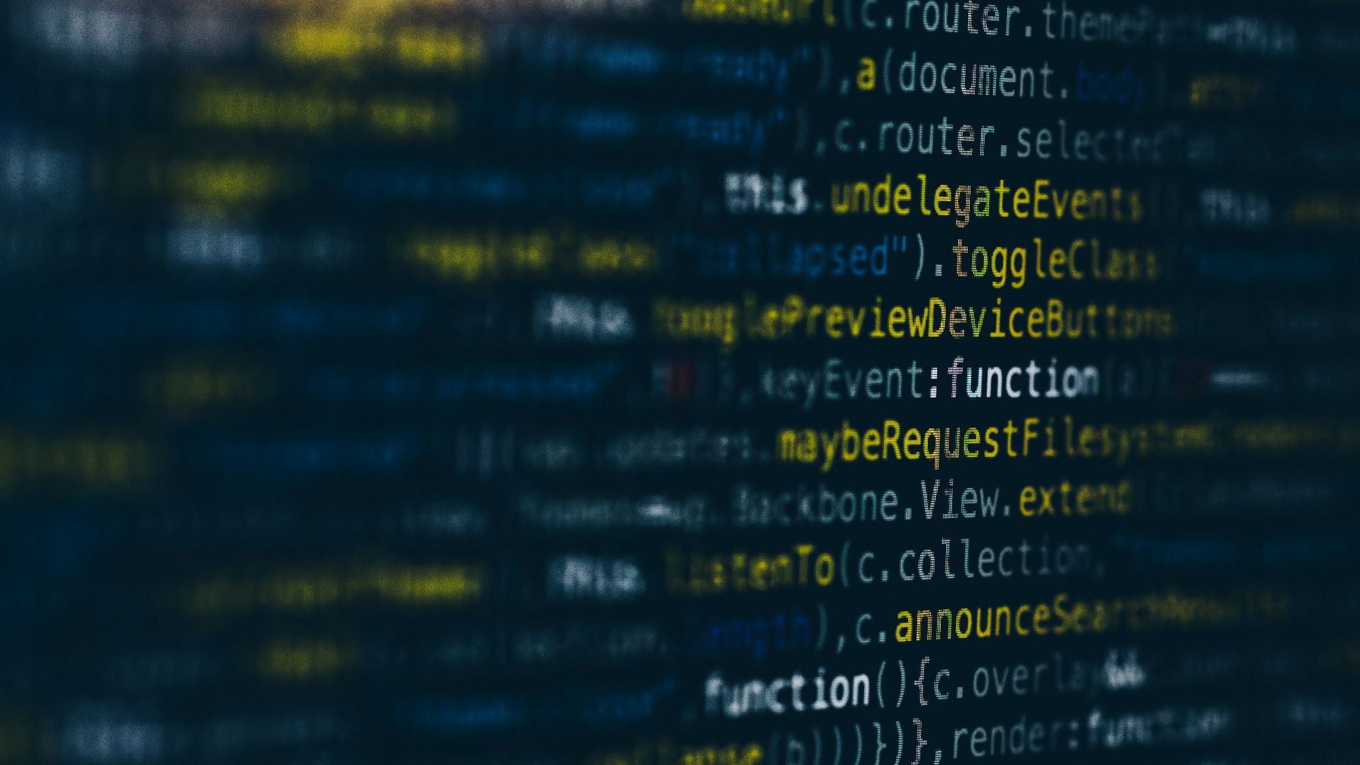 computer coding screengrab