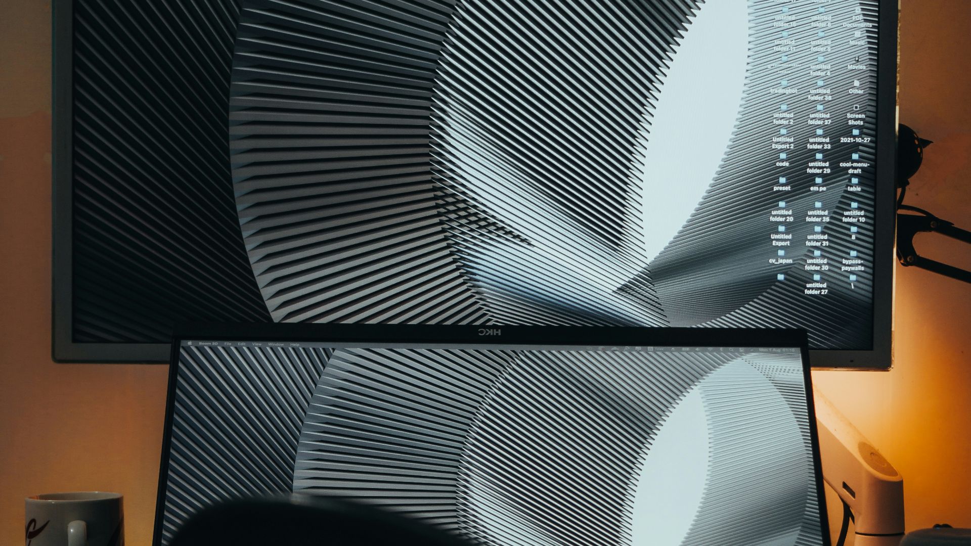 a person's legs and a tv screen