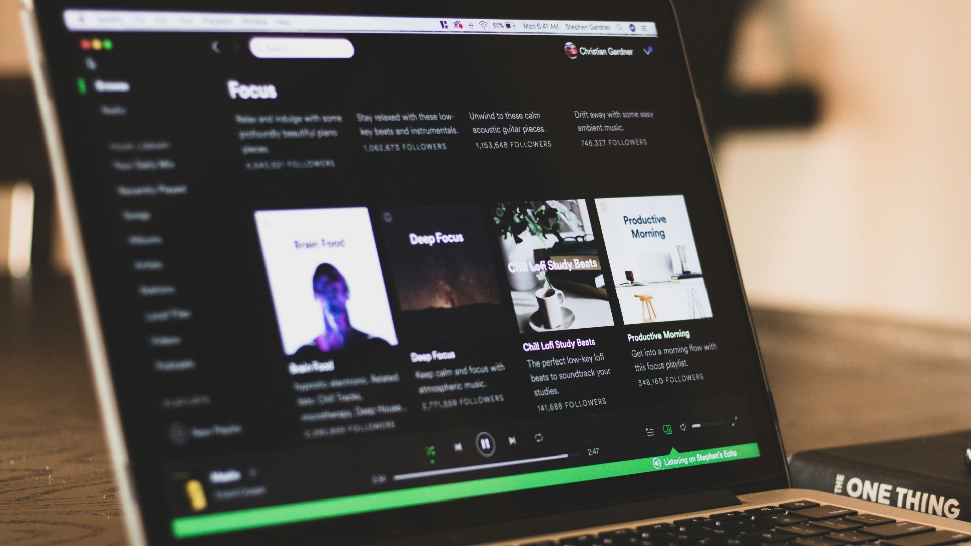 MacBook Pro turned on