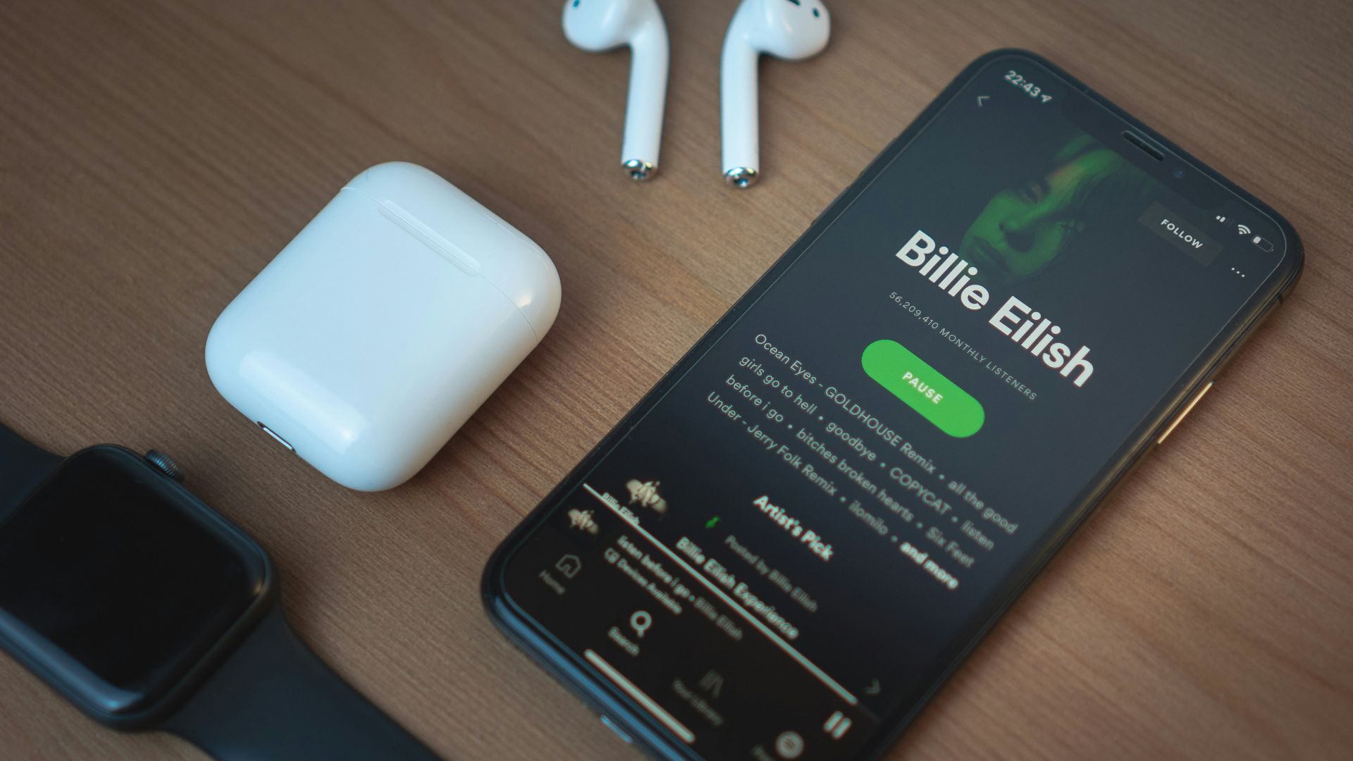 black android smartphone on brown wooden table