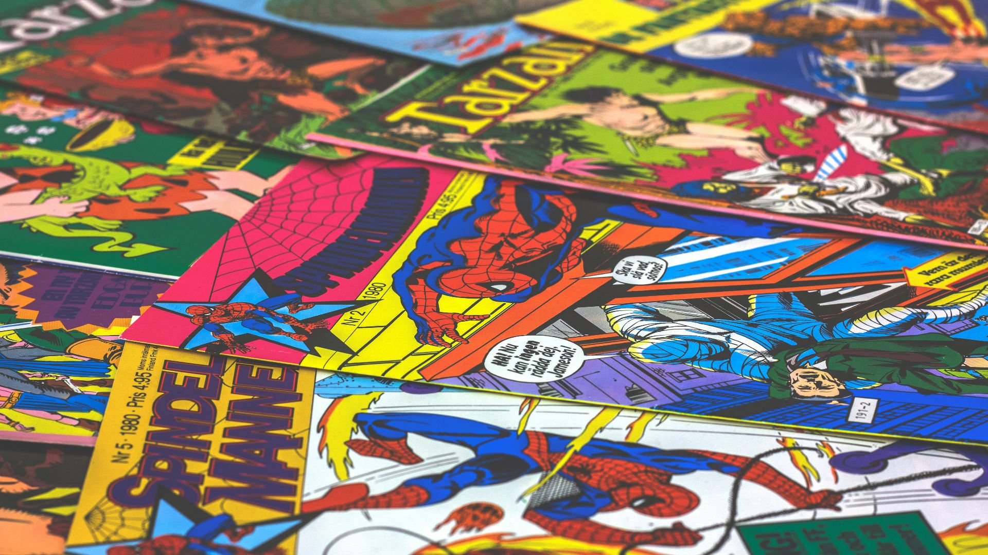 blue yellow and red abstract painting