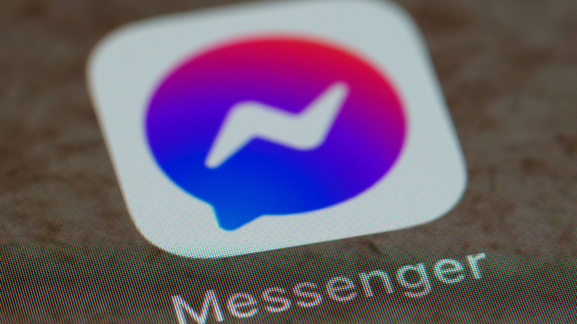 white and blue apple logo