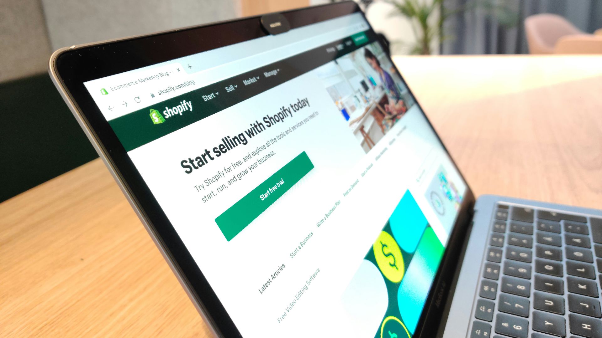 a tablet and a laptop