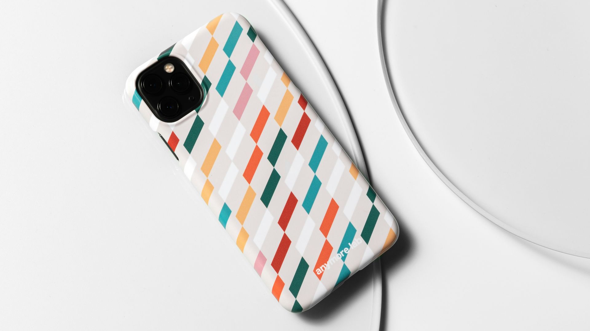 a cell phone sitting on top of a white table