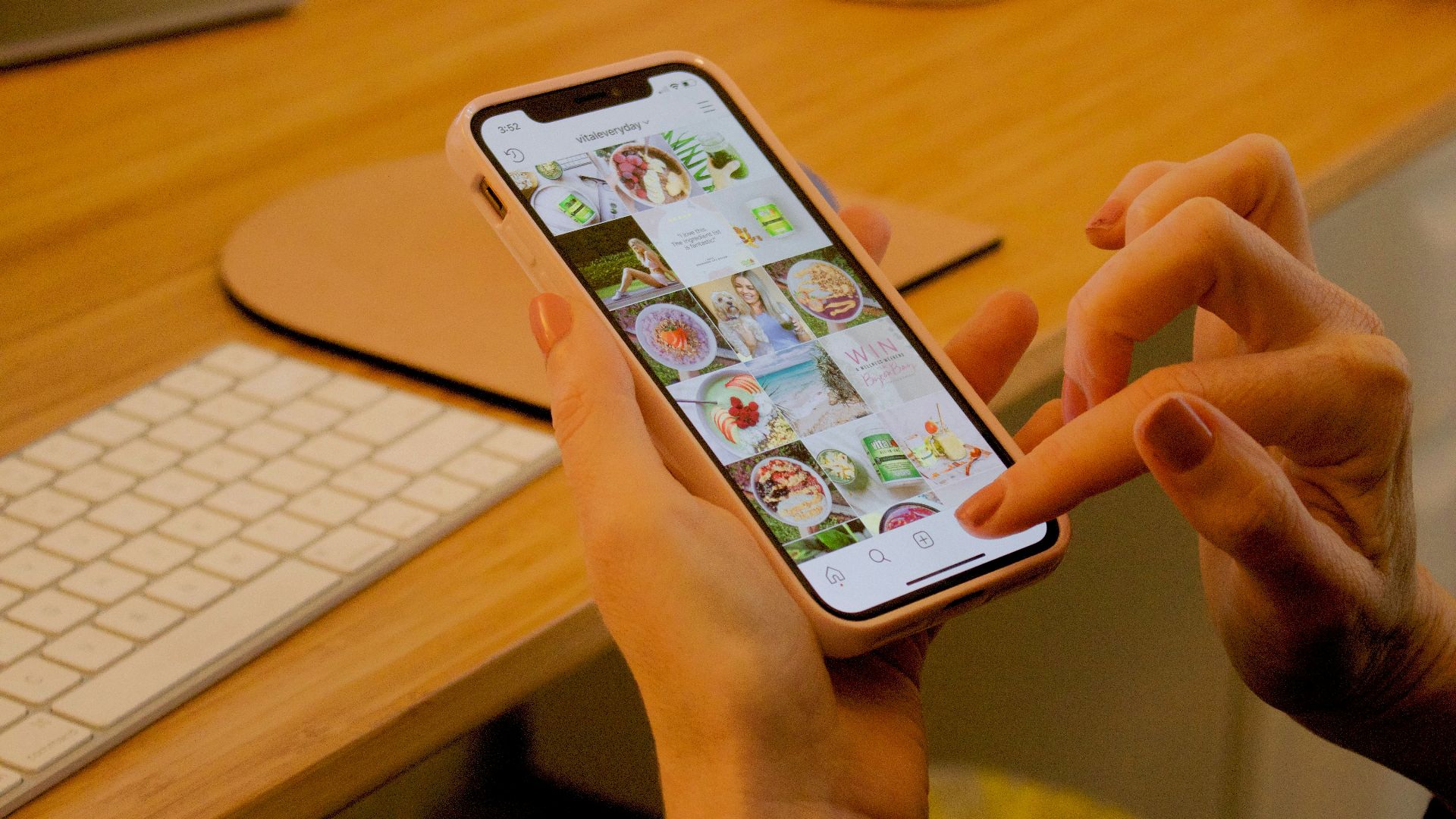 white Android smartphone