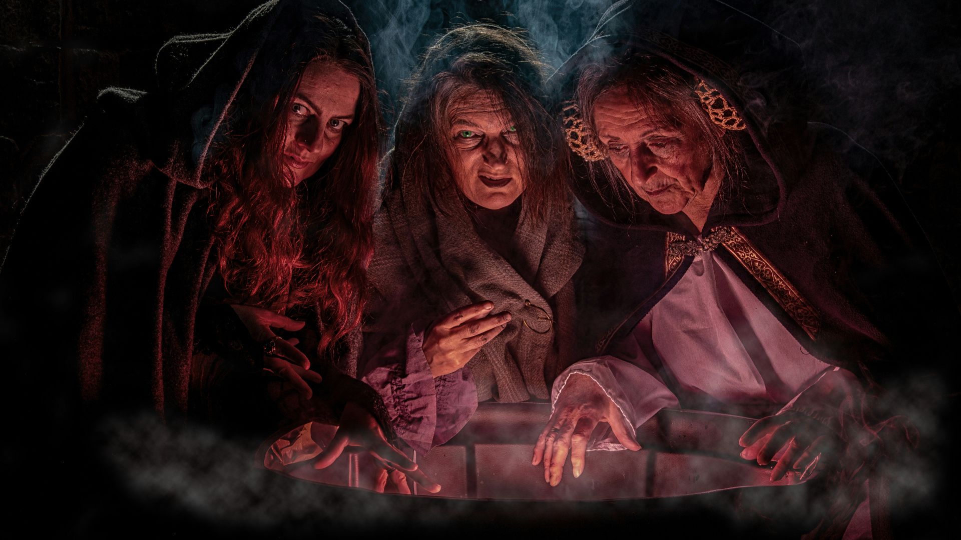 a group of people in garment