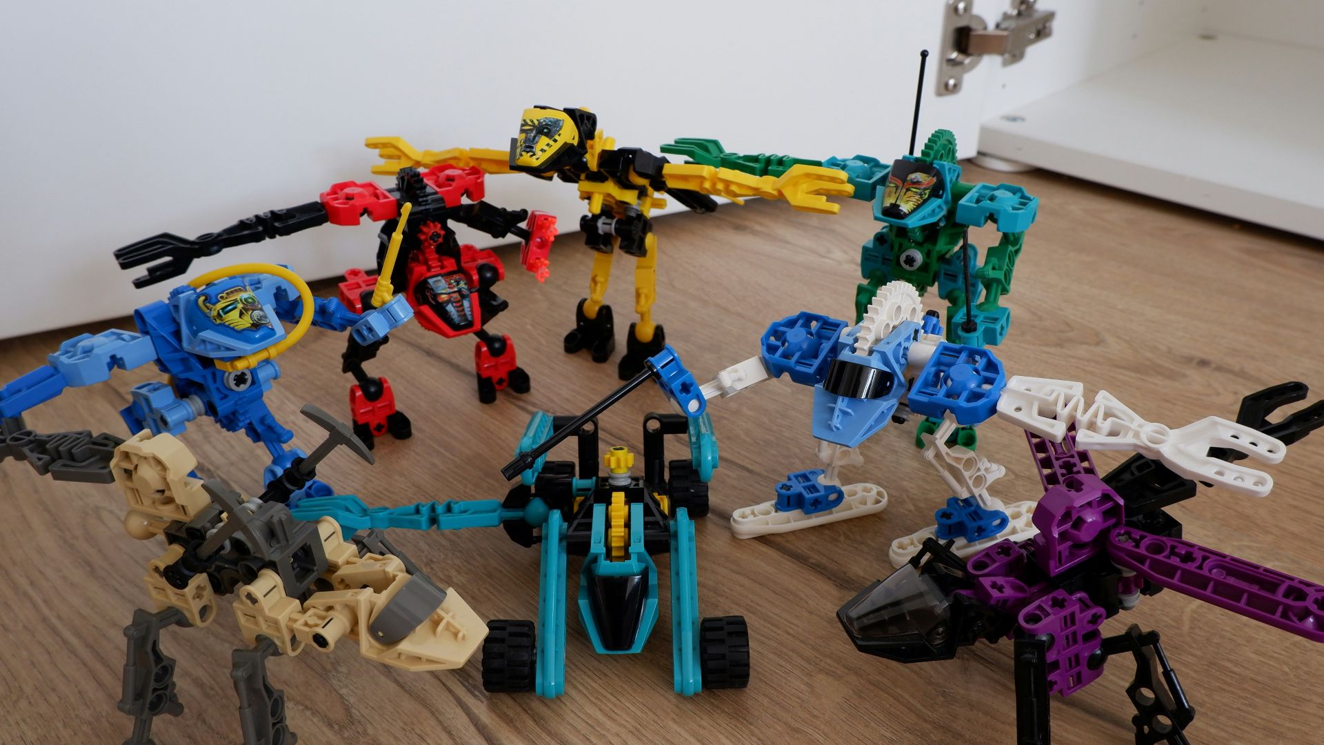 a bunch of toys that are laying on the floor