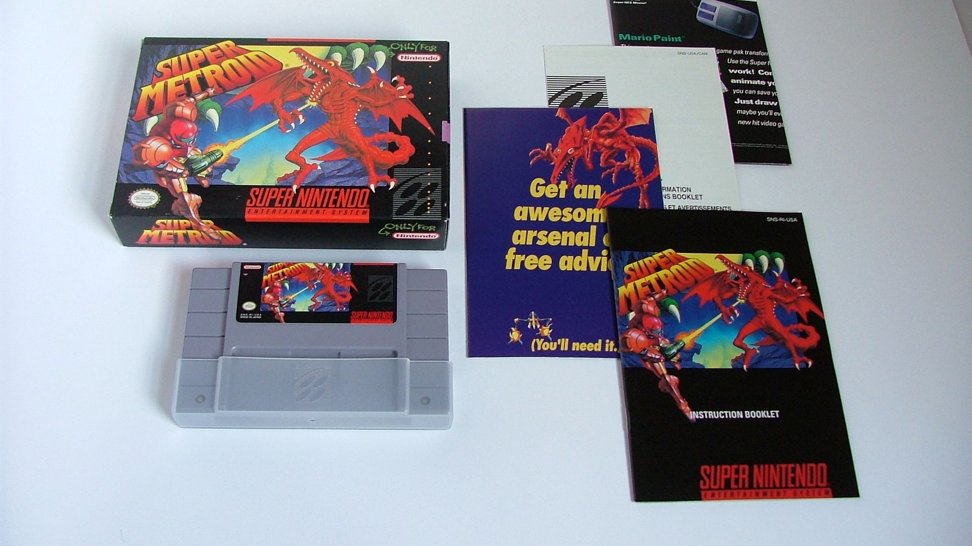 File:Super Metroid cartridge and box.jpg