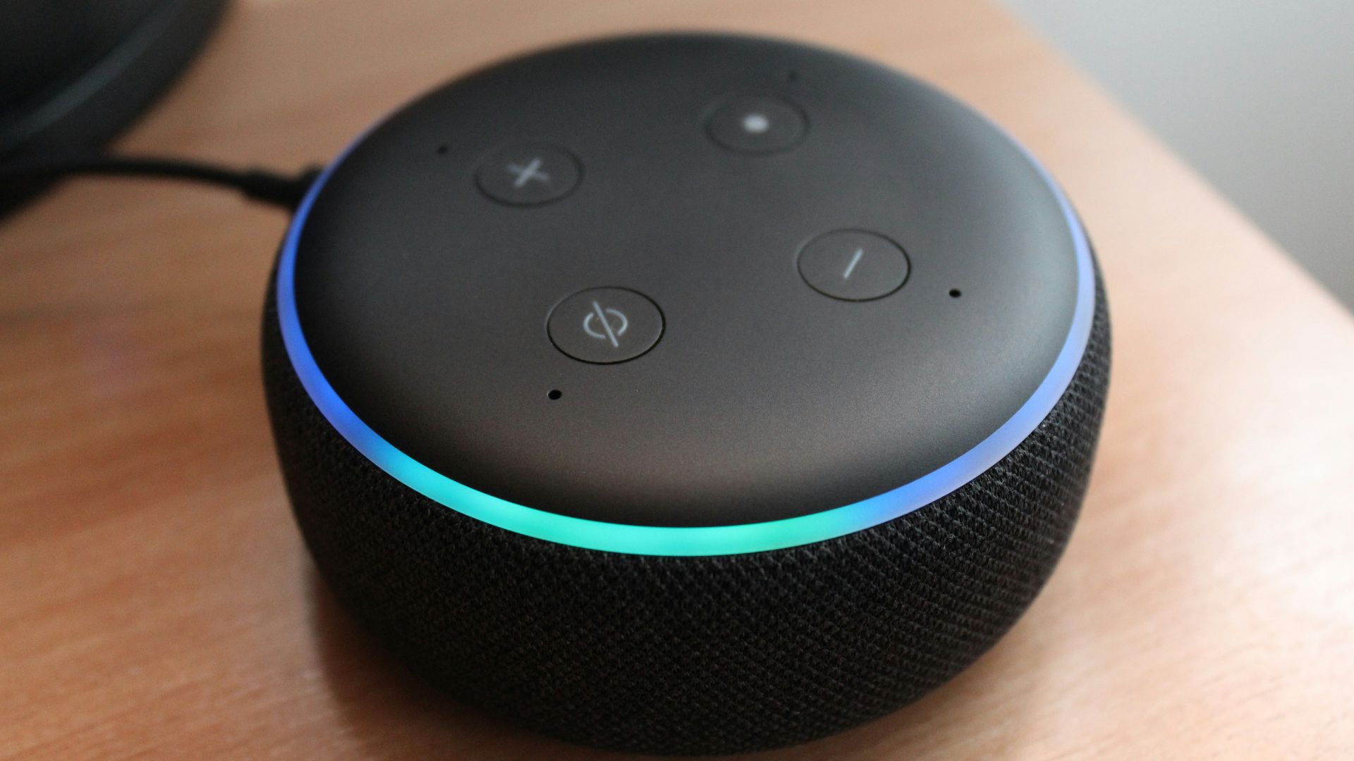 3rd gen. black Amazon echo dot speaker