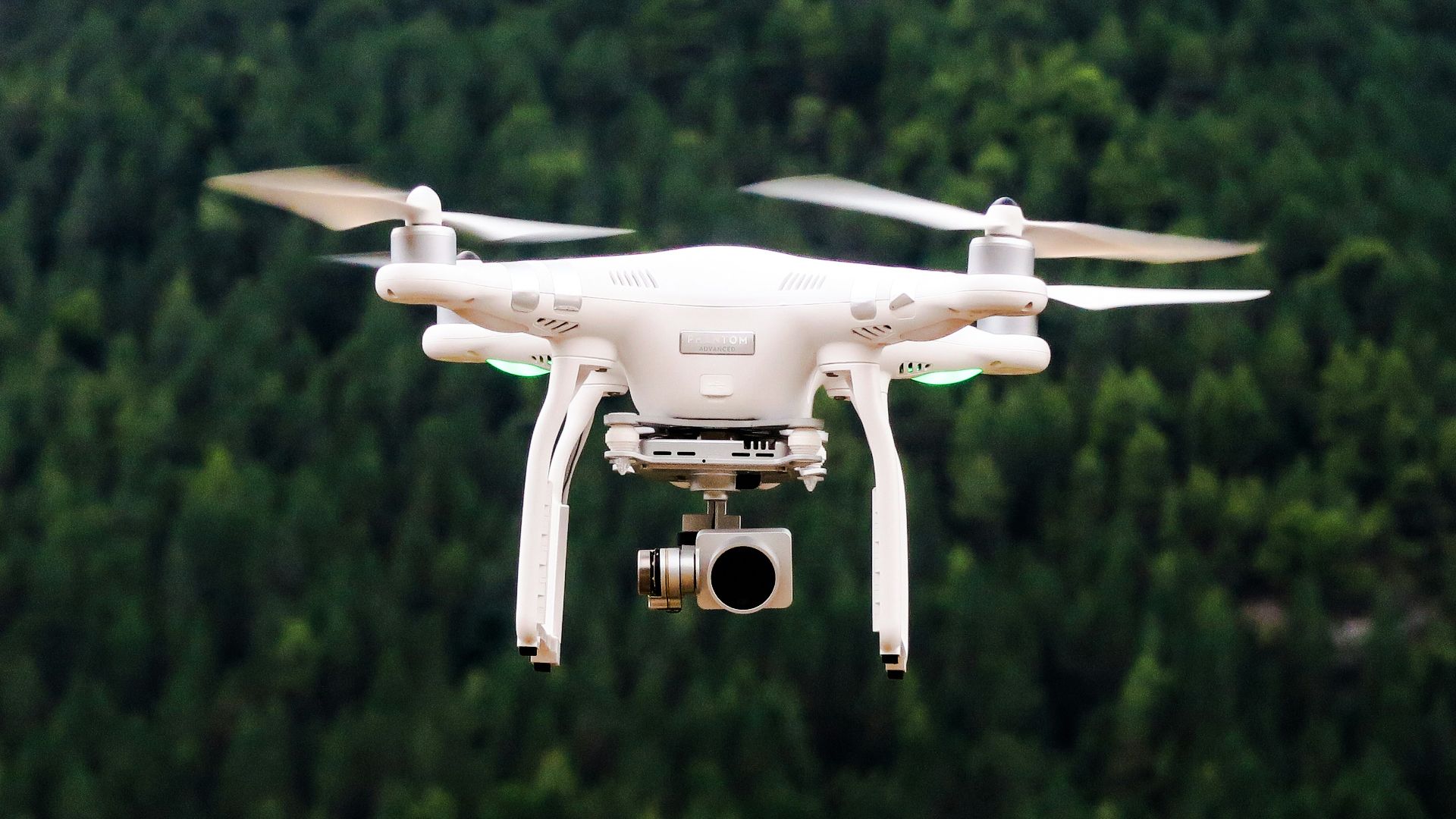 drone flying in sky