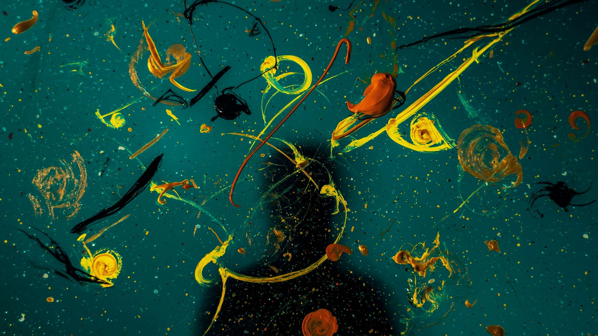 green and yellow fish on water