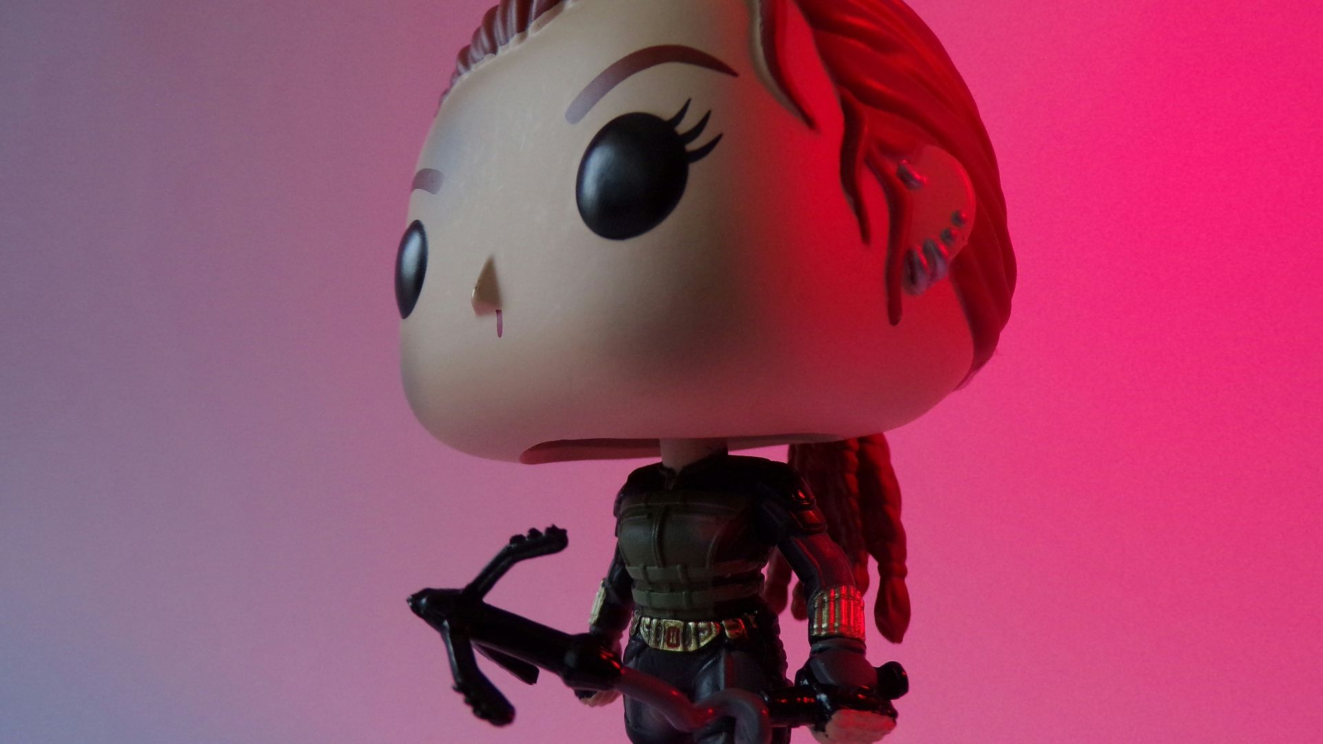 red and black cartoon character