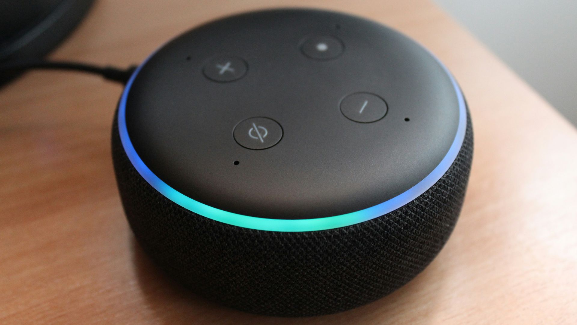 3rd gen. black Amazon echo dot speaker
