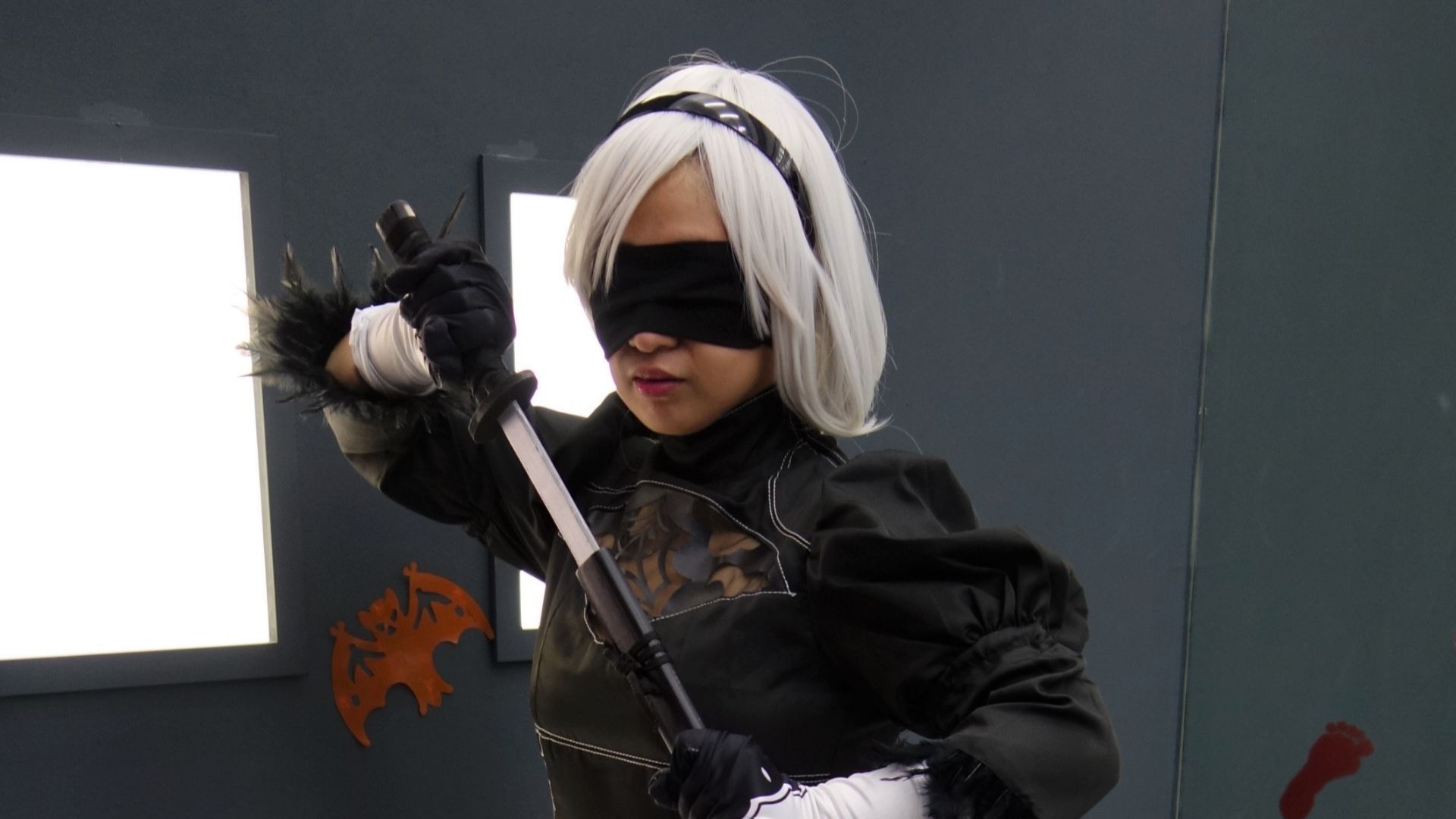 File:Cosplay of 2B at Halloween Cosplay Party in MOI KL 2022.jpg