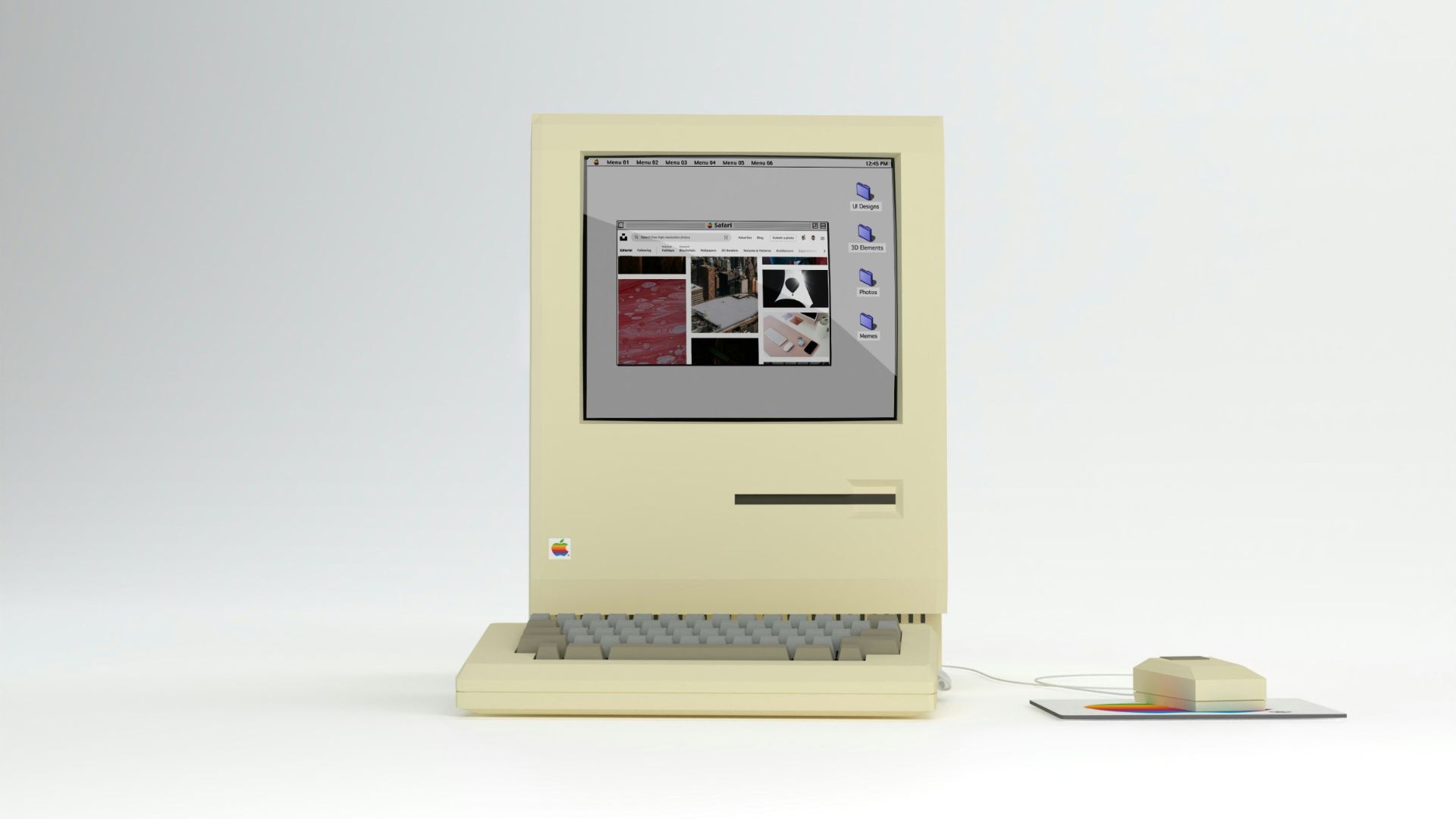 a computer that is sitting on a table