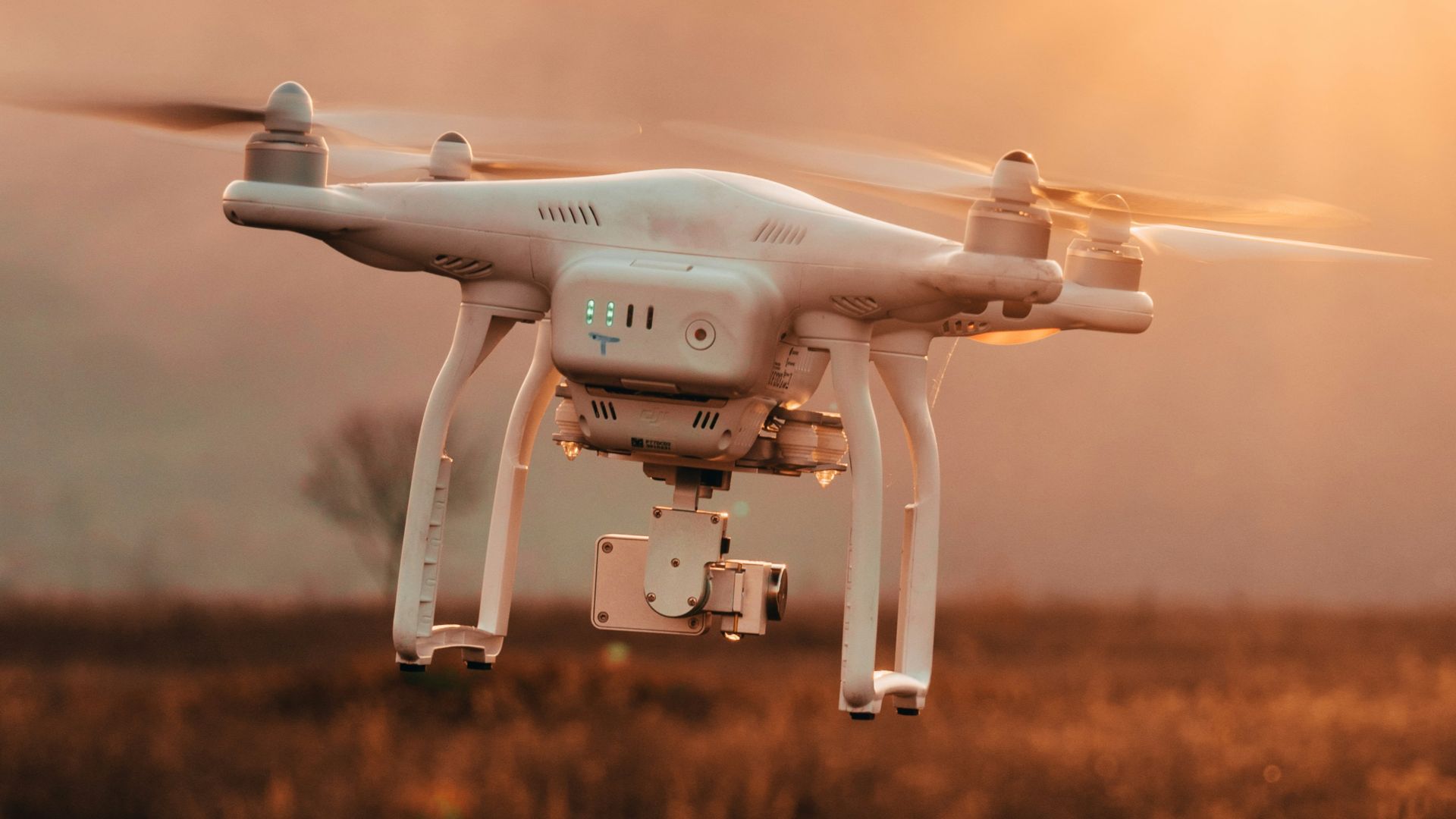 flying DJI Phantom 4