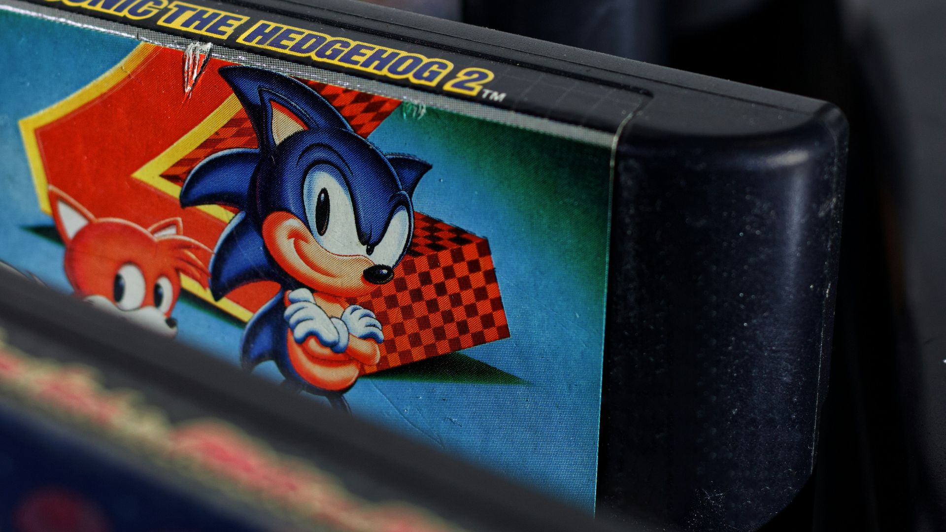 blue and black labeled box