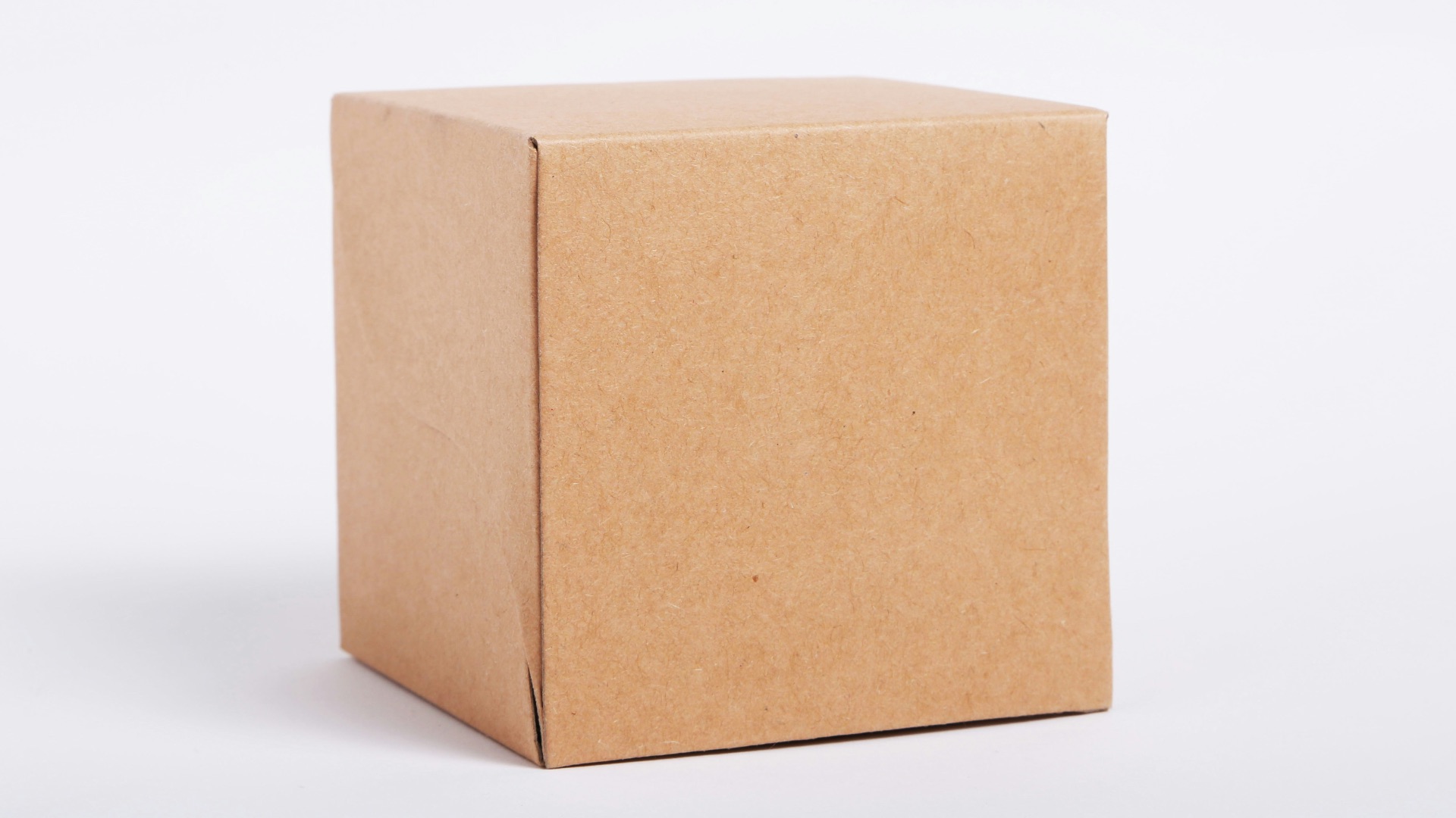 a brown box with a white background