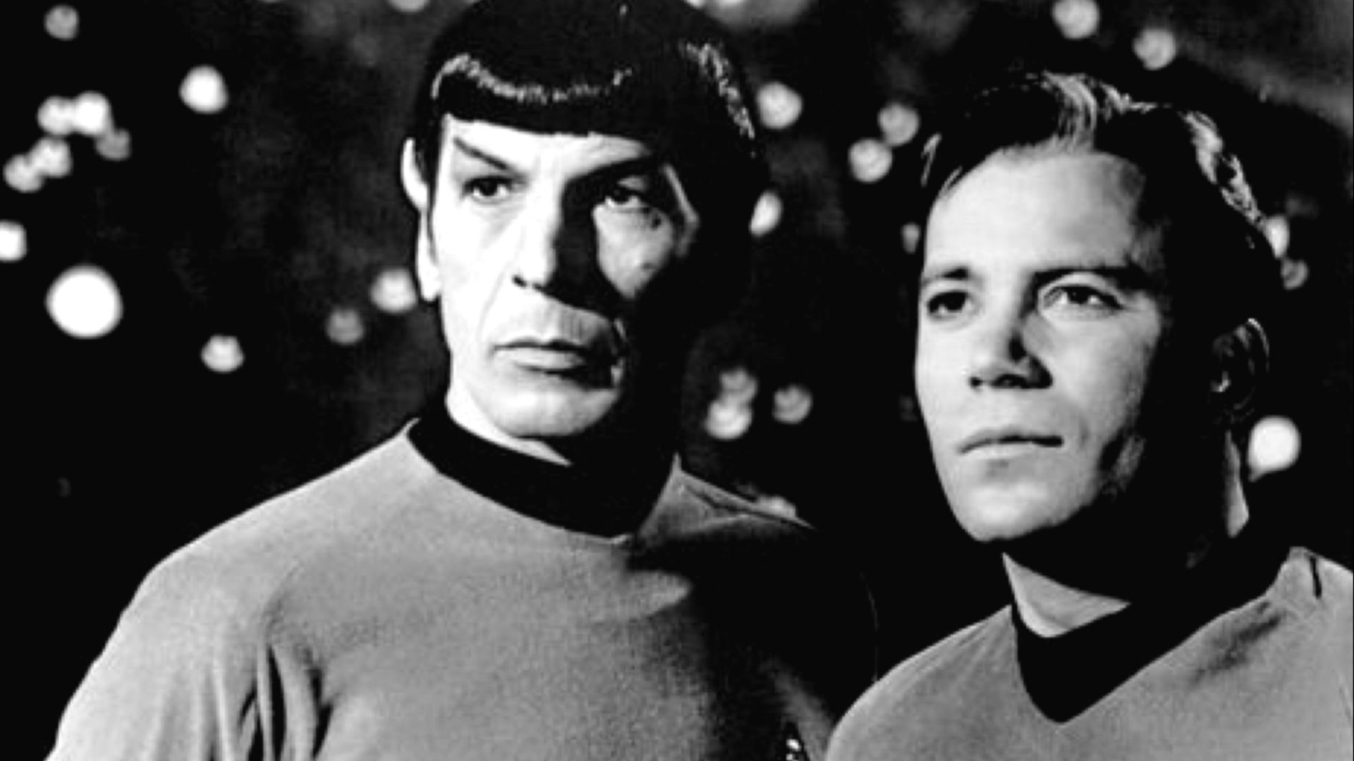 File:Leonard Nimoy William Shatner Star Trek 1968.JPG